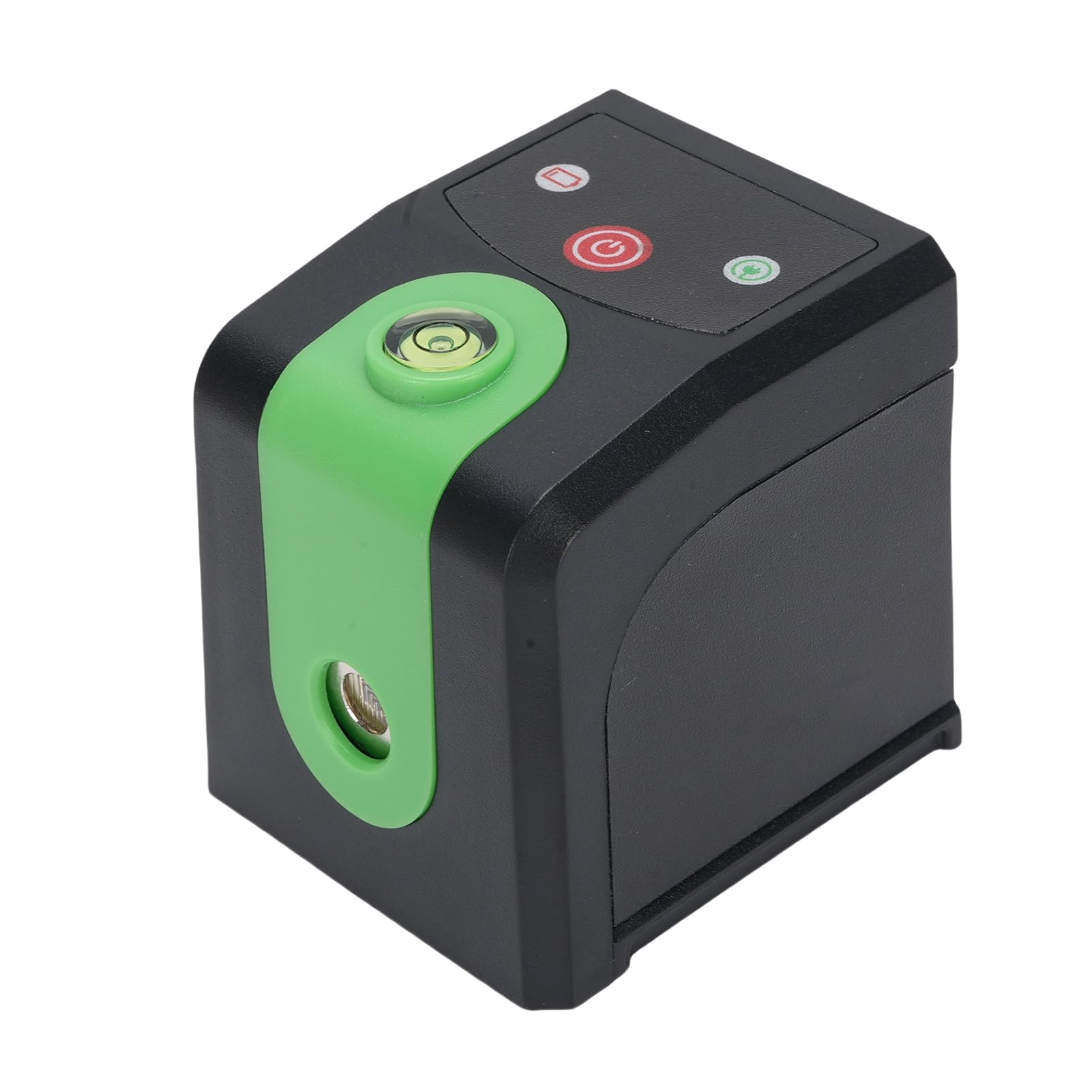 Walmeck Nivel de Láser Autocontrol Portátil con Batería Recargable 2D Nivel Láser Modo de Inclinación Impermeable para Azulejos de Construcción (Verde)
