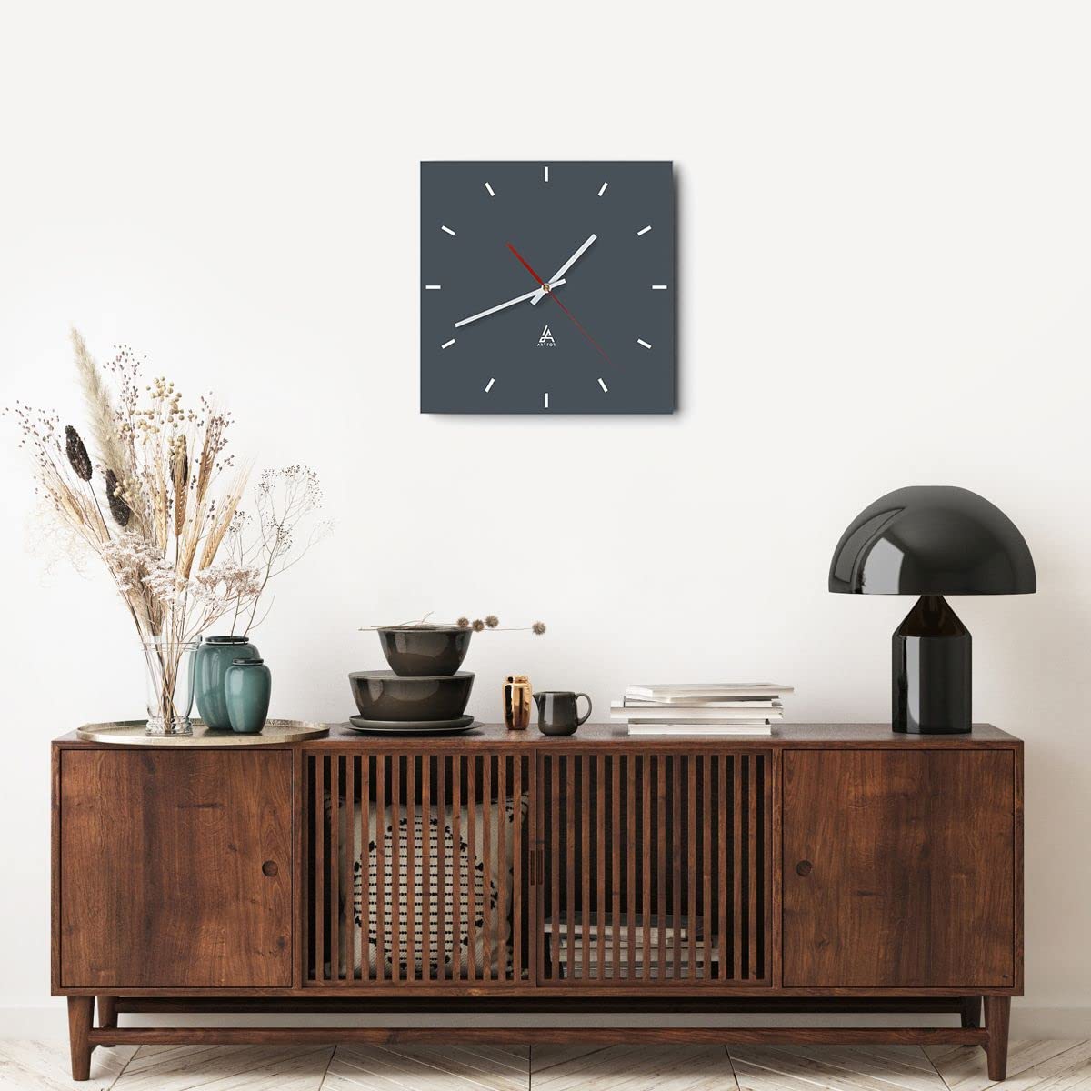 ARTTOR Horloge Décorative Moderne Carrée 40x40 cm - 3282