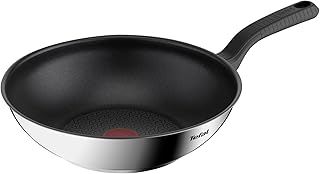 Tefal C9771914 Comfort Max Stainless Steel Non-stick Wok