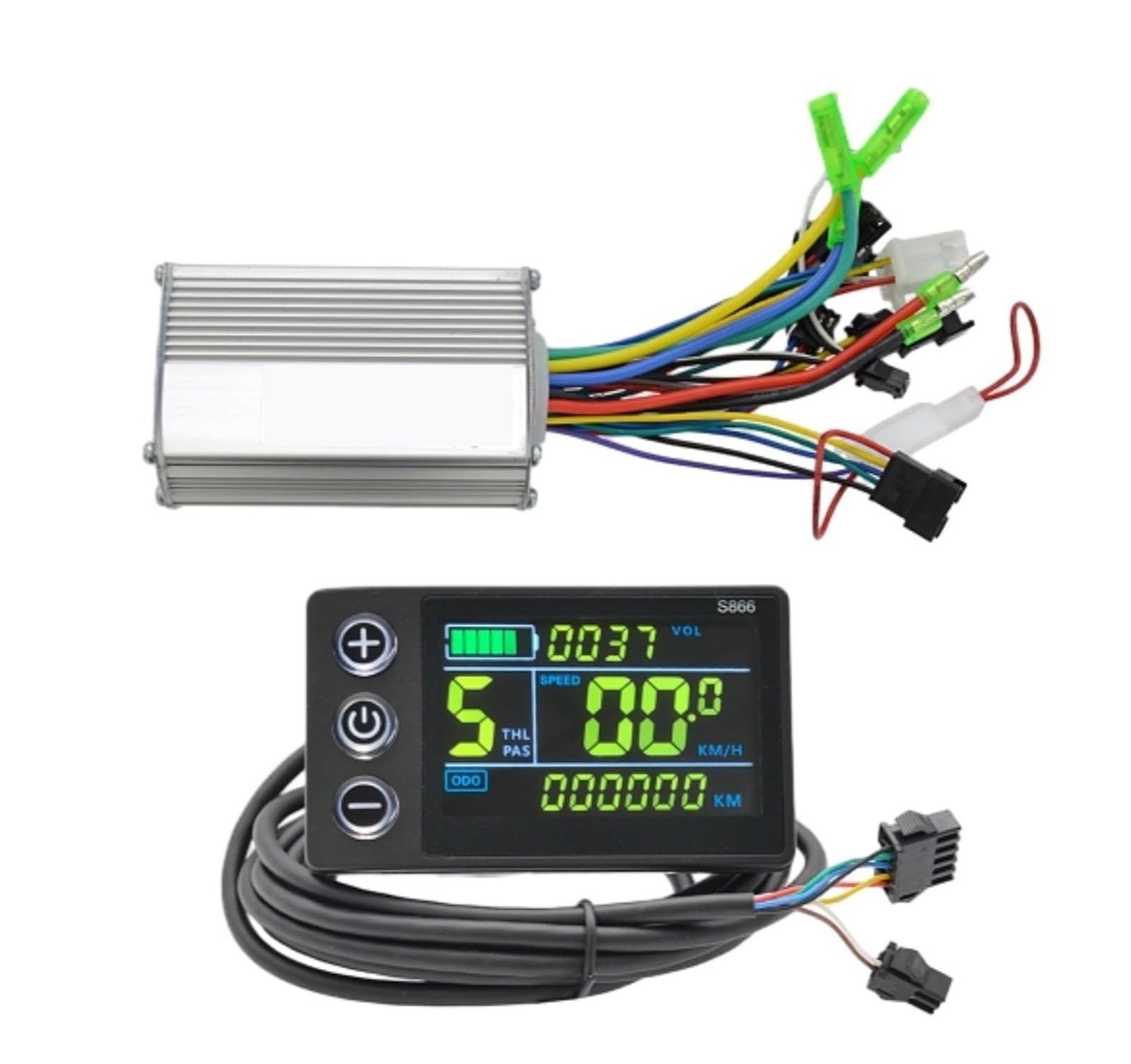 36 V/48 V 350 W elektryczny zestaw bezszczotkowych kontrolerów LCD kolorowy wyświetlacz Smart Display bezszczotkowy kontroler silnika skuter