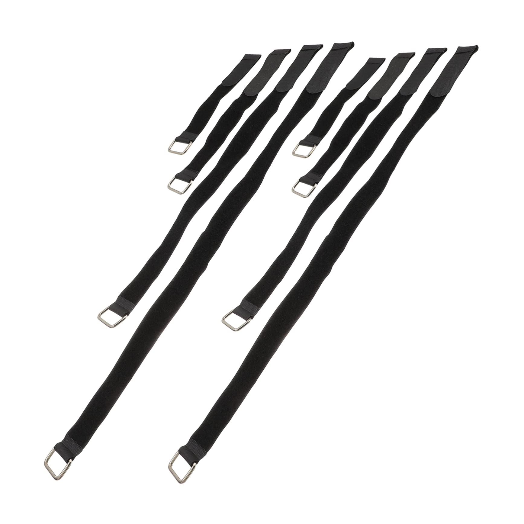 Klettband-Set Für Kabel - 8-teilig, Nylon, Mit Metallclips, Wiederverwendbar