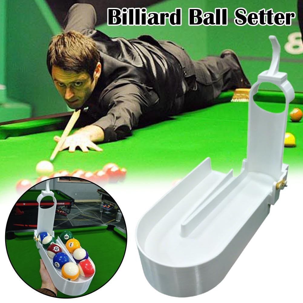Estante de entrenamiento de billar y billar, máquina de entrenamiento manual para pelotas de billar, dispensador de punto fijo de una sola bola, mejora la precisión y el control de tacos, para