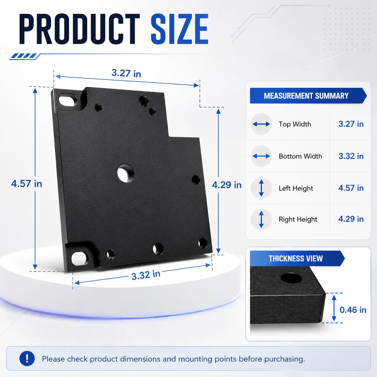 Amazon.com: OVSYHEE Upgraded Motor Adapter Plate Compatible with