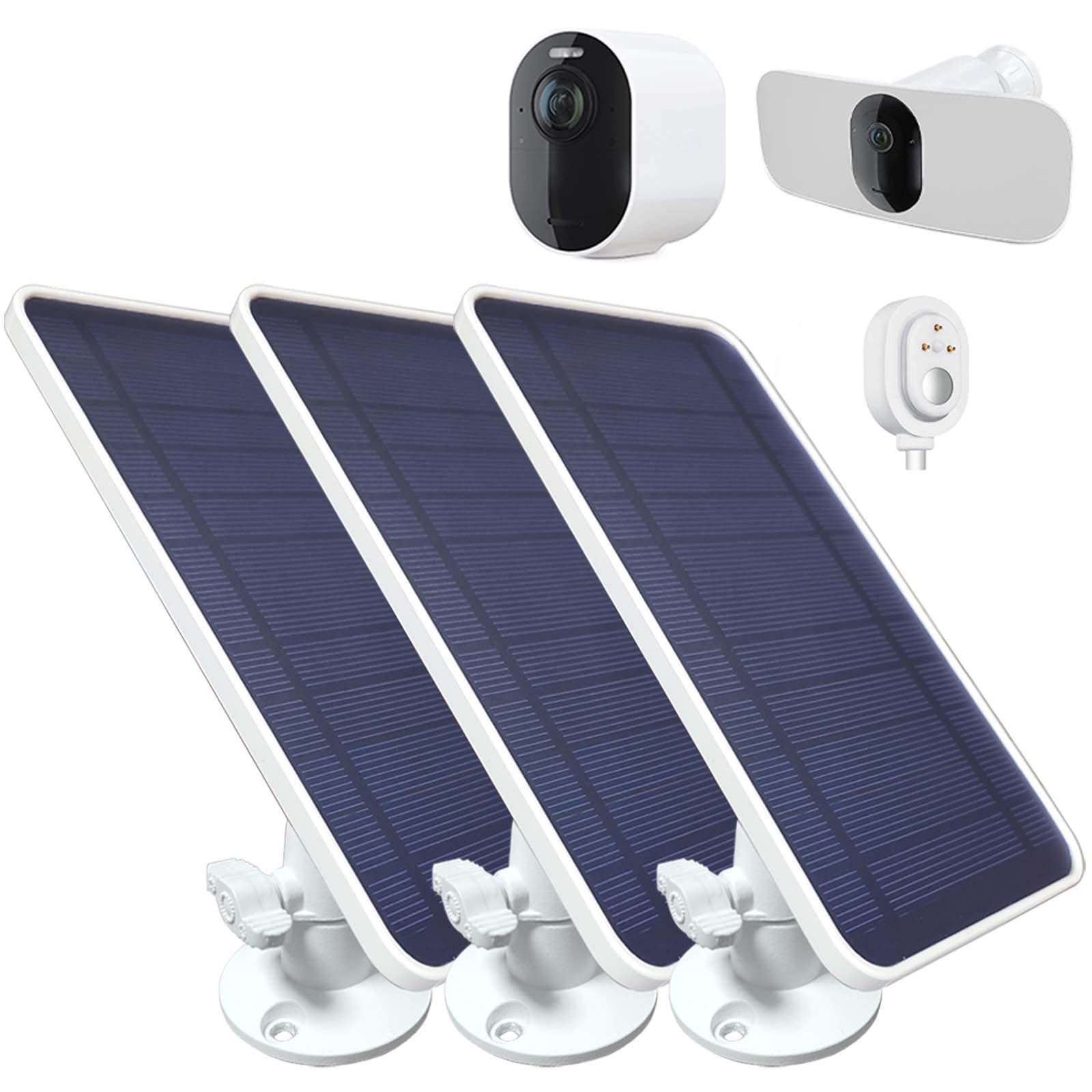 Panneau solaire pour Arlo Ultra 2 XL et Pro 4, résolvez le problème des batteries vides avec 4m câble