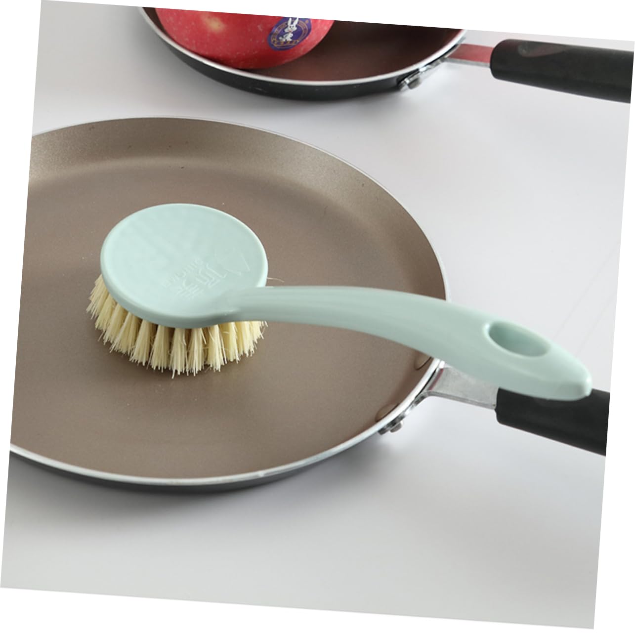 MAGICLULU Juego De 3 Cepillos De Cocina con Mango De Plástico Resistente para Limpieza Y Lavado A Fondo De Platos (2 Unidades)