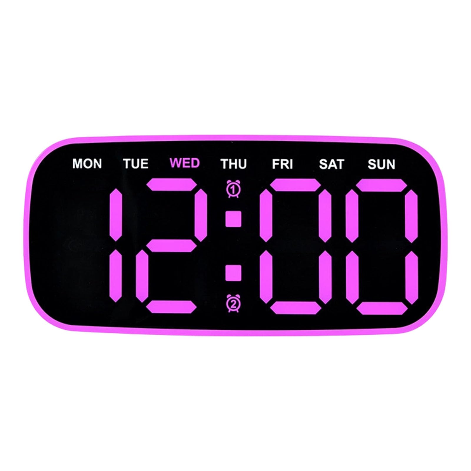 Tsophreniq Digital Alarm Clock for Bedroom Electric Desk with Time Date Temperature for Bedside Table LED Clocks LED