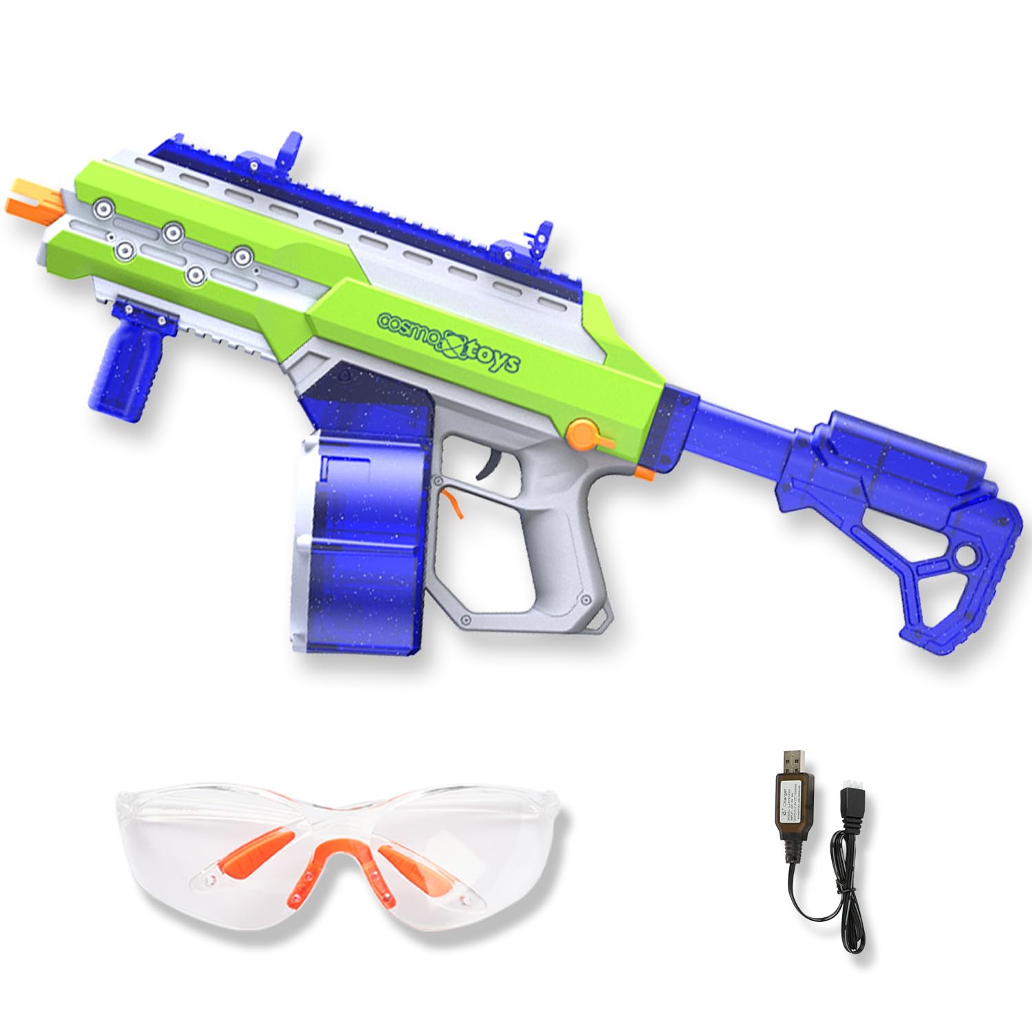 Amazon.com: CosmoXtoys Sirius XL Gel Blaster Gun 220FPS Blue