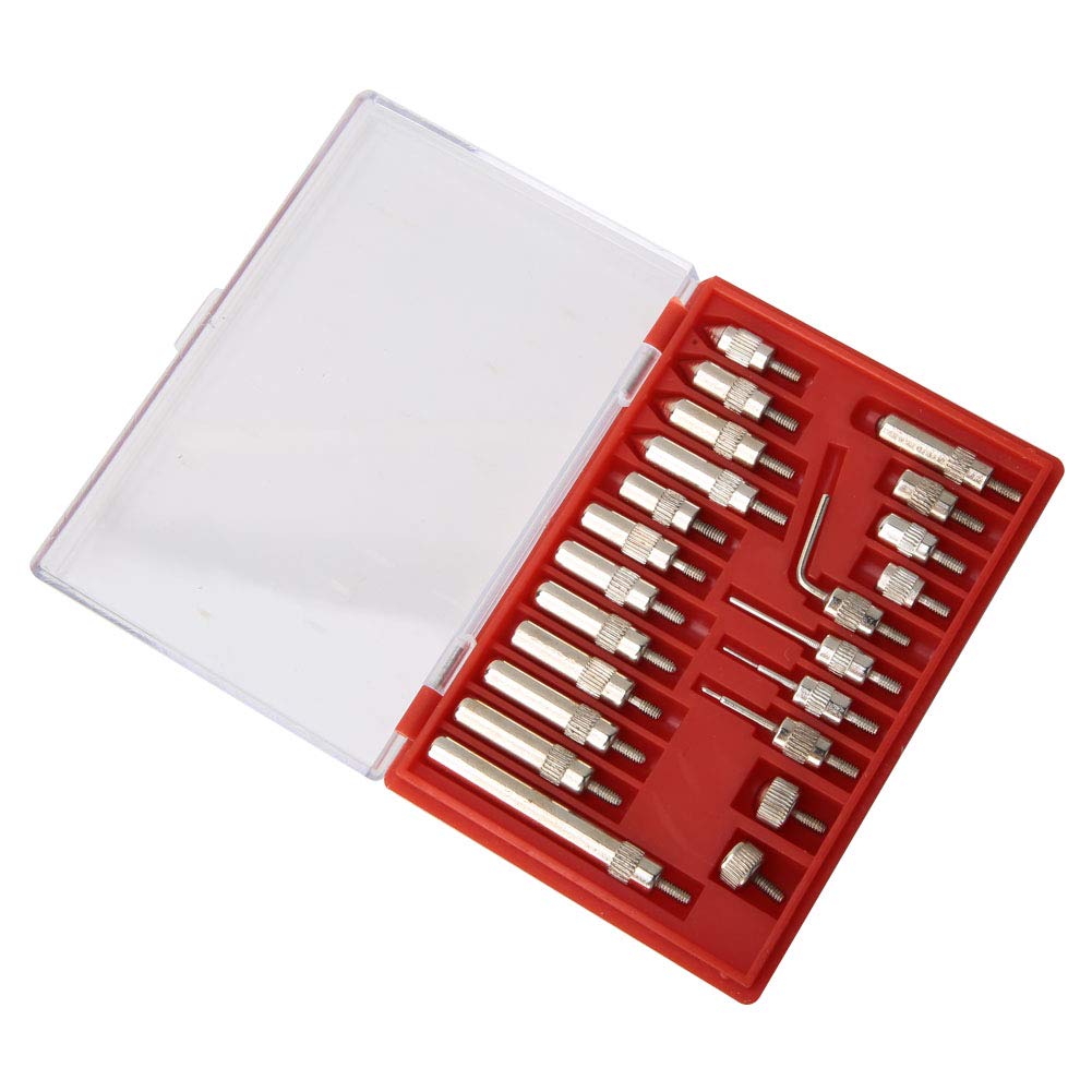 22Pcs Stainless Steel Contact Points Tool Set Dial Test Indicator Contact 0.01mm Precision
