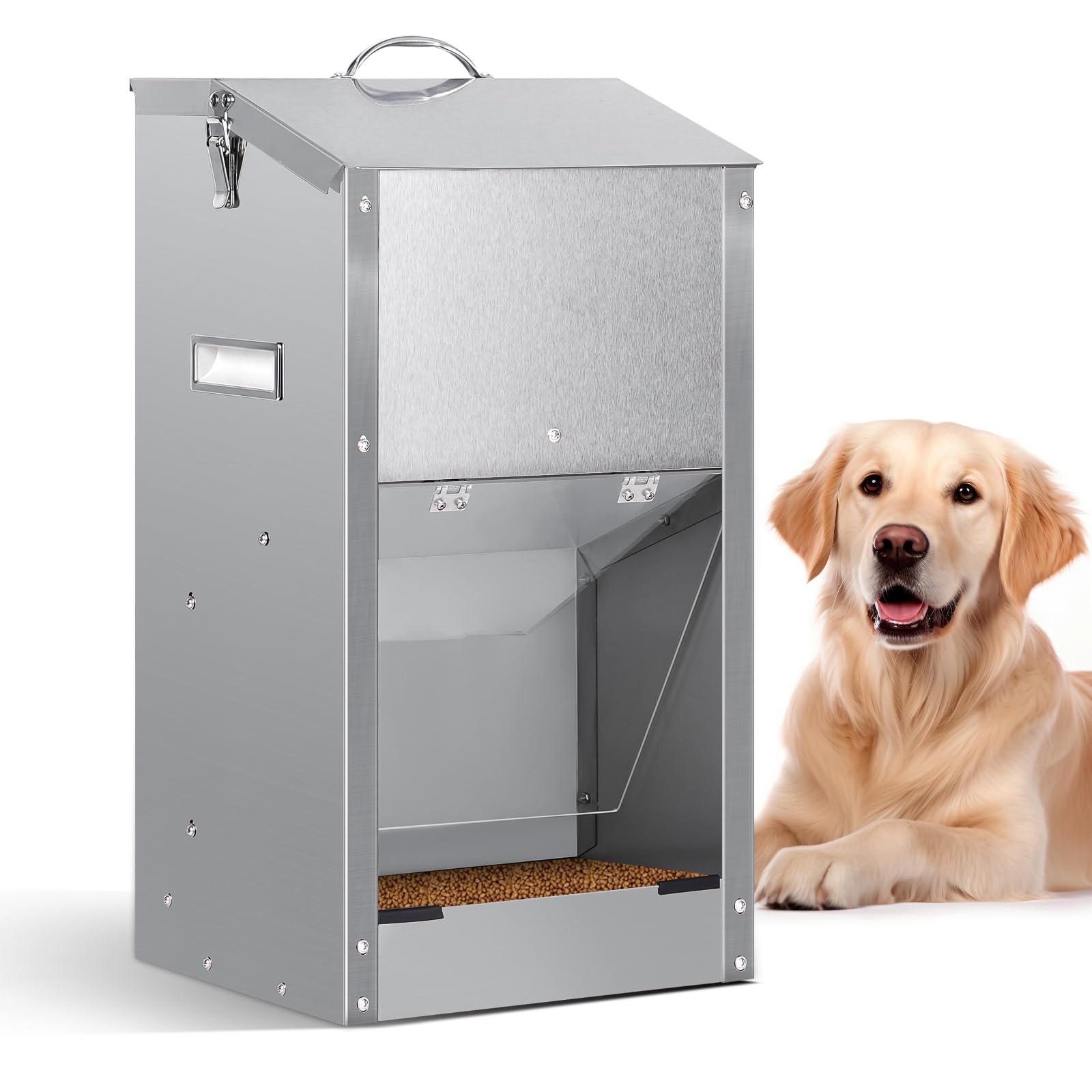 Mangiatoia Automatica Per Cani Producàn 40L - Programmable, 220V, Per Cani Grandi - Foto 8