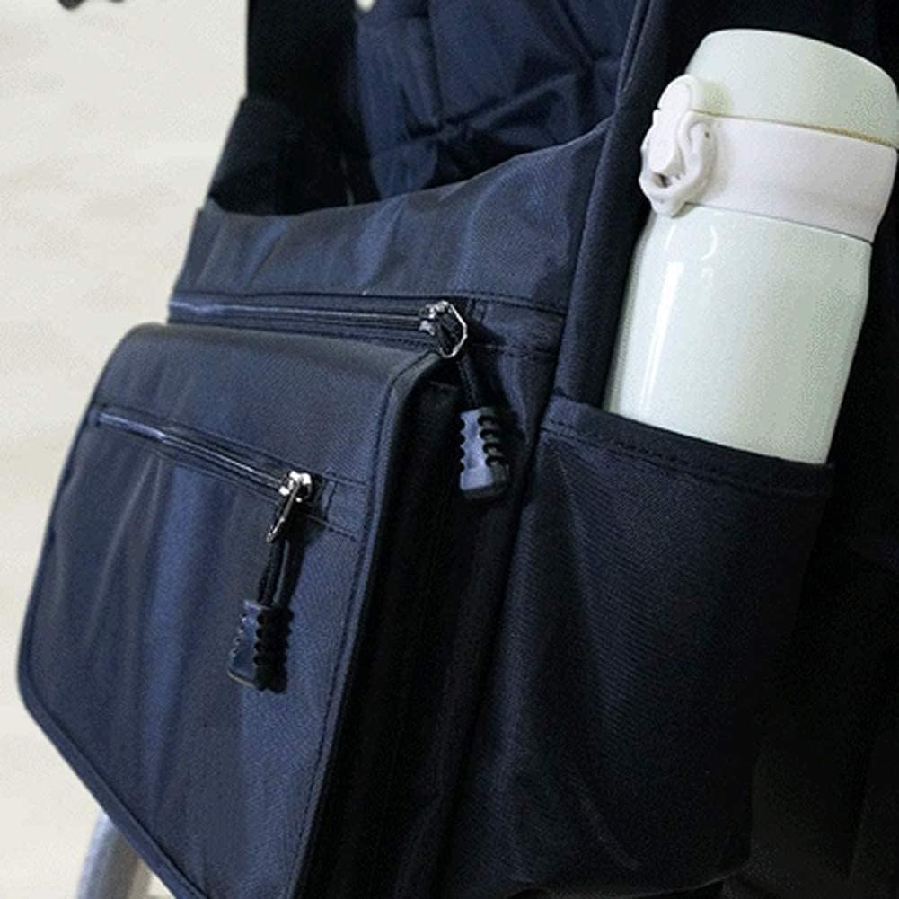 Bolsa para silla de ruedas, bolsa para silla de ruedas, impermeable, grande, accesorios para silla de ruedas, bolsas para colgar en la espalda y mochila para silla de ruedas, bolsa de almacenamiento
