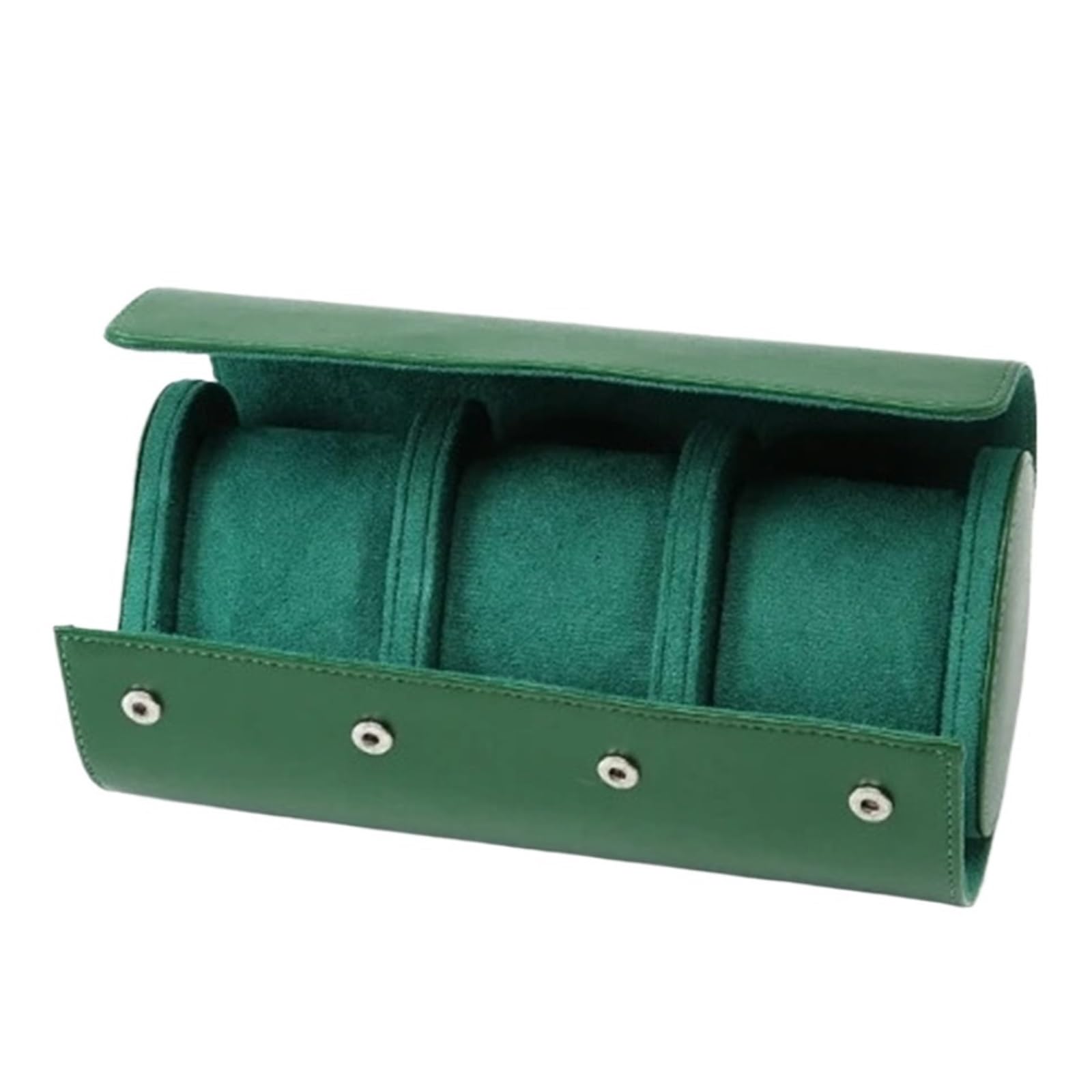ZHSOAO 2pcs Travel Watch Organizer Watches Case Pu Leather Roll Storage Pouch Jewelry Box Display For Men Women for Men & Women