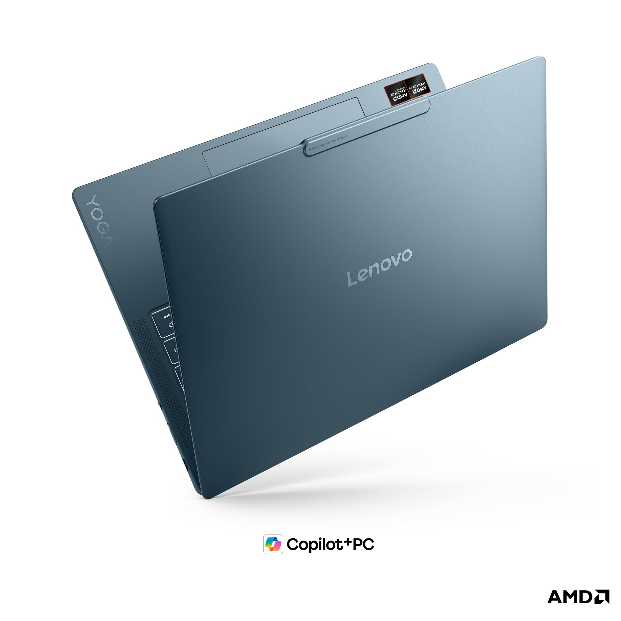 Lenovo Yoga Slim 7 Laptop | 14" 2.8K WUXGA OLED Display | AMD Ryzen AI 7 445 | 16GB RAM | 1TB SSD | AMD Radeon Grafik | Windows 11 | QWERTZ | Tidal Teal | 3 Monate Premium Care