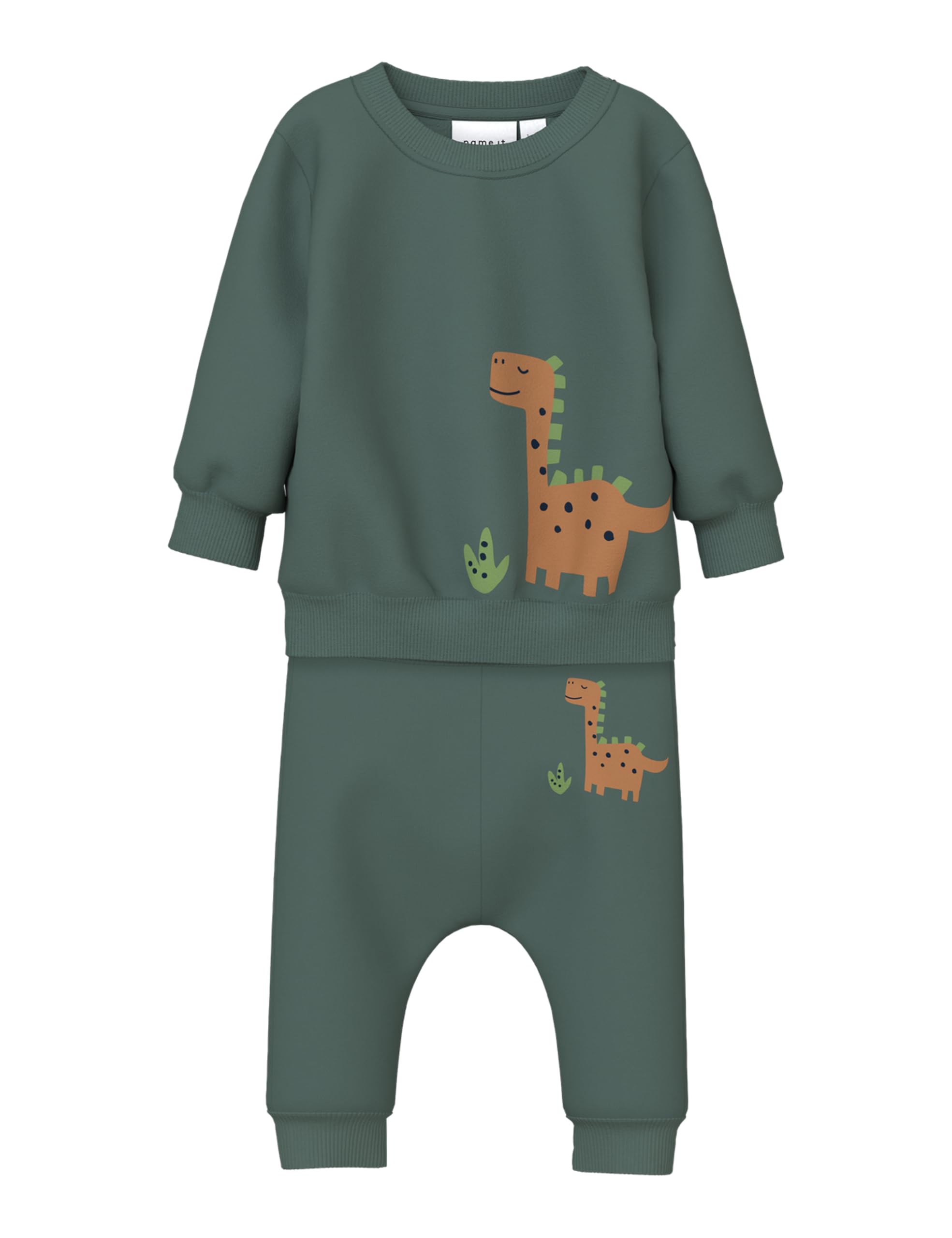 NAME IT Baby-Jungen Nbmvonne Ls Sweat Box Bru Set Sweatshirt