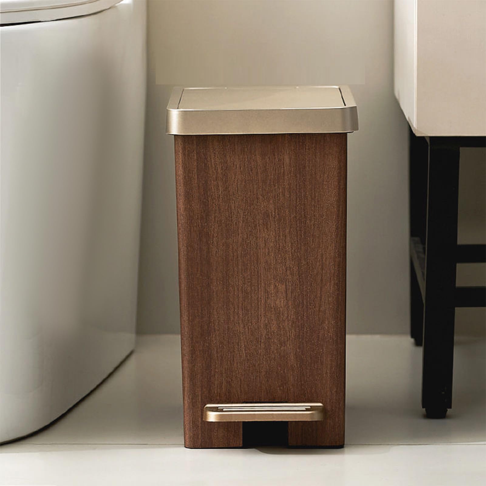 Genérico Cubo de Basura para la Cocina Papelera Estrecha Anti Olores