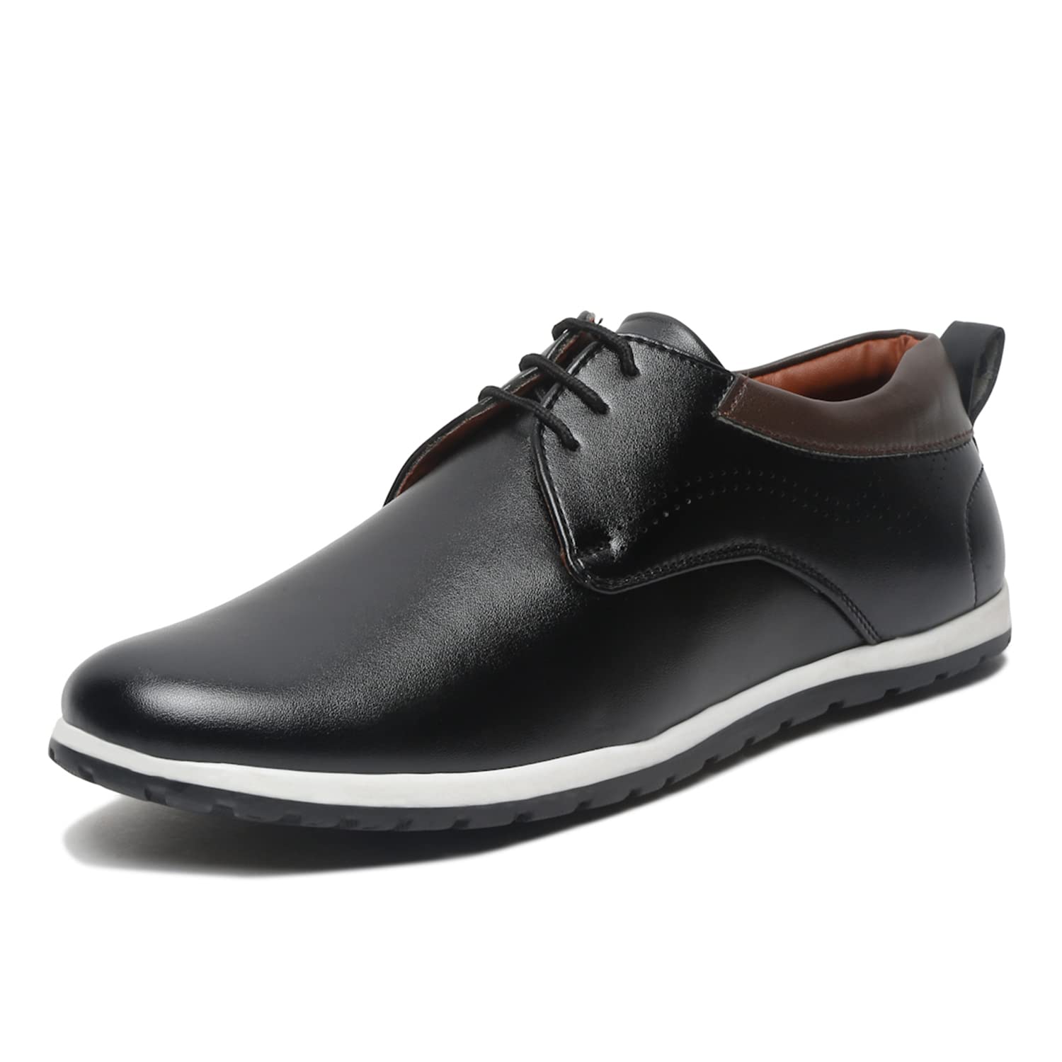 Mutaqinoti Mens Sneaker Casual Style High Top Vegan Leather Shoes