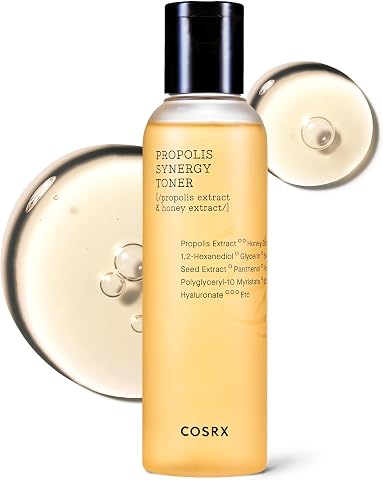 COSRX Full Fit Propolis Toner 72% Propolis Extract, Korean Glow Toner for Face, Healthy Glow Boosting Toner, Hydrating Dewy Essence for Soft Plump Skin, Korean Skincare 150ml