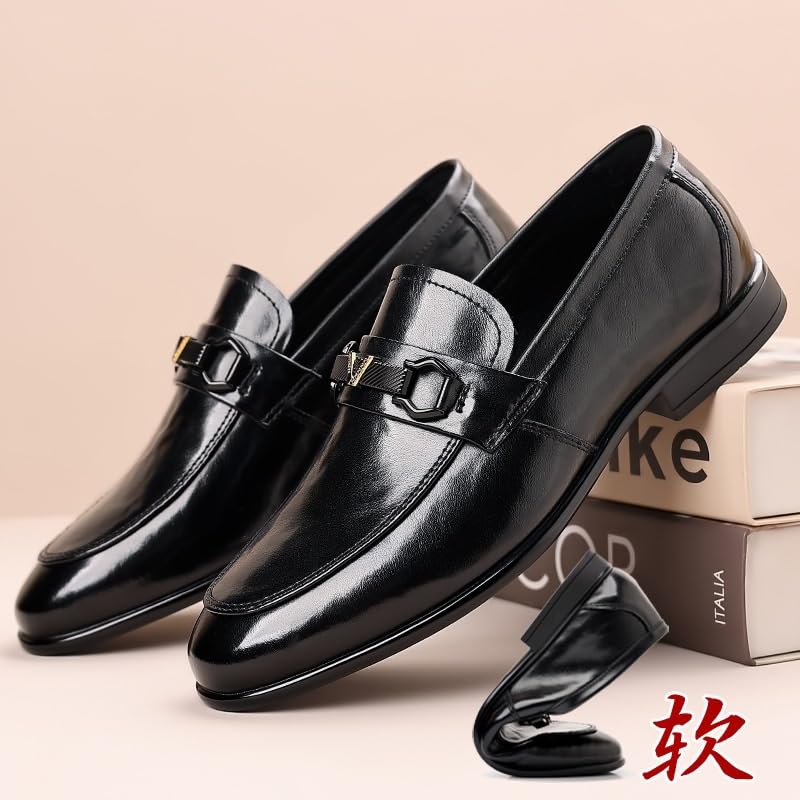 Men's Slip-On Penny Shoes Breathable Comfortable Casual Moccasin Loafers for Driving Walking Wedding Outdoor Indoor3