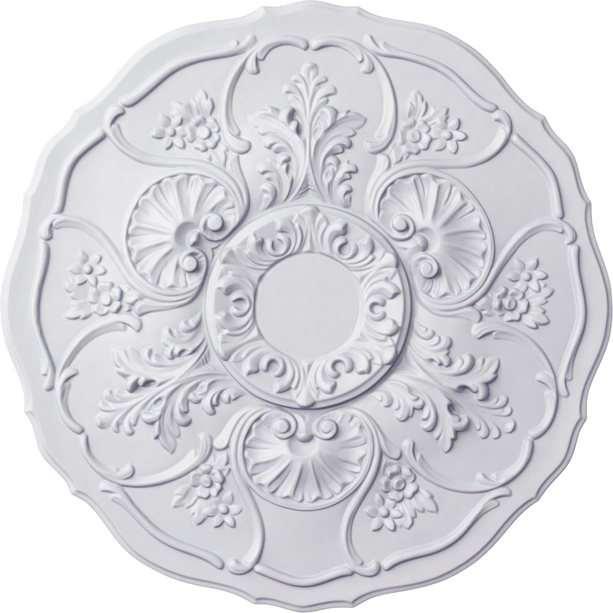 Ekena Millwork CM22CN 22 1/2-Inch OD Cornelia Ceiling Medallion