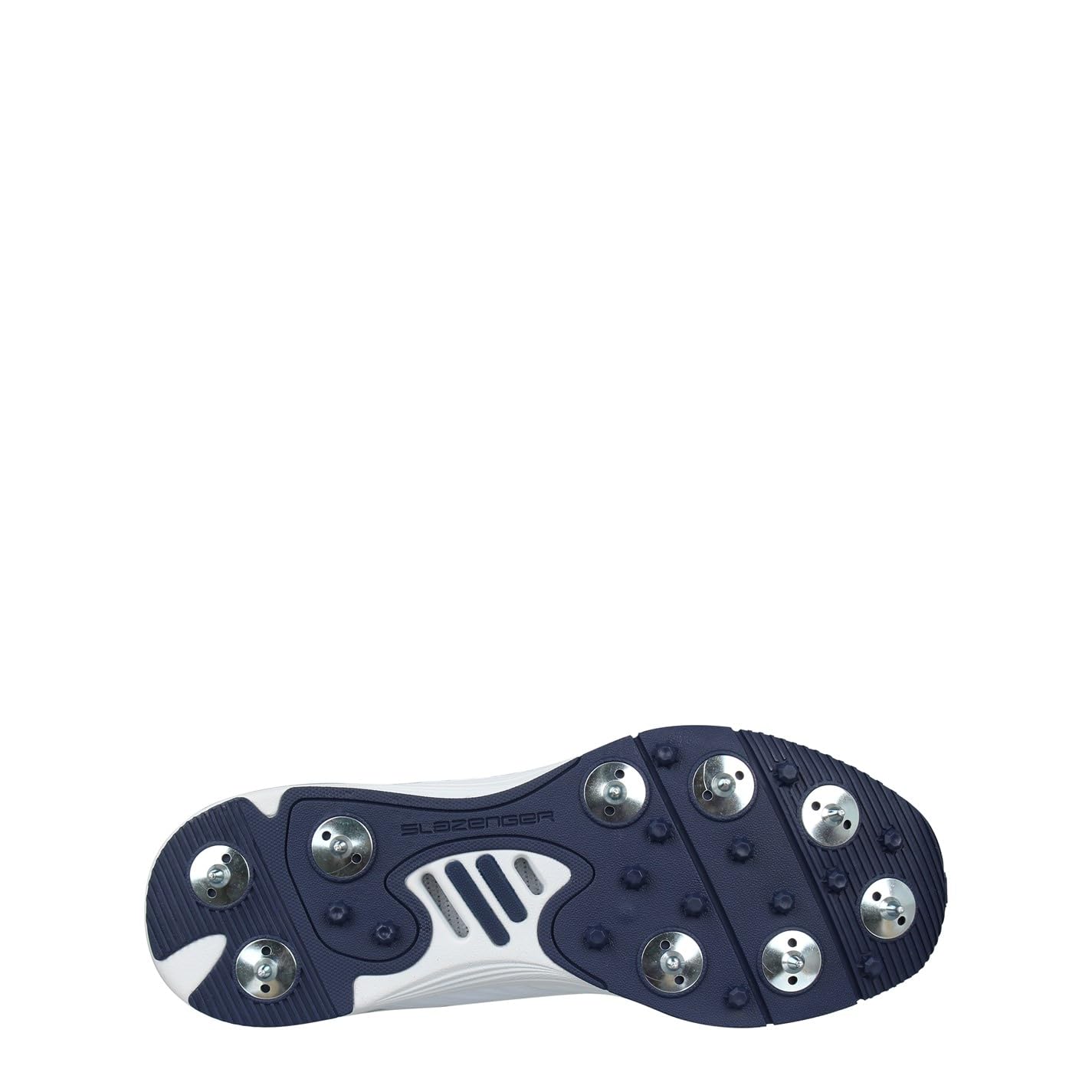 Slazenger Cricket Spike męskie buty sportowe, Biała granatowa, 40 EU