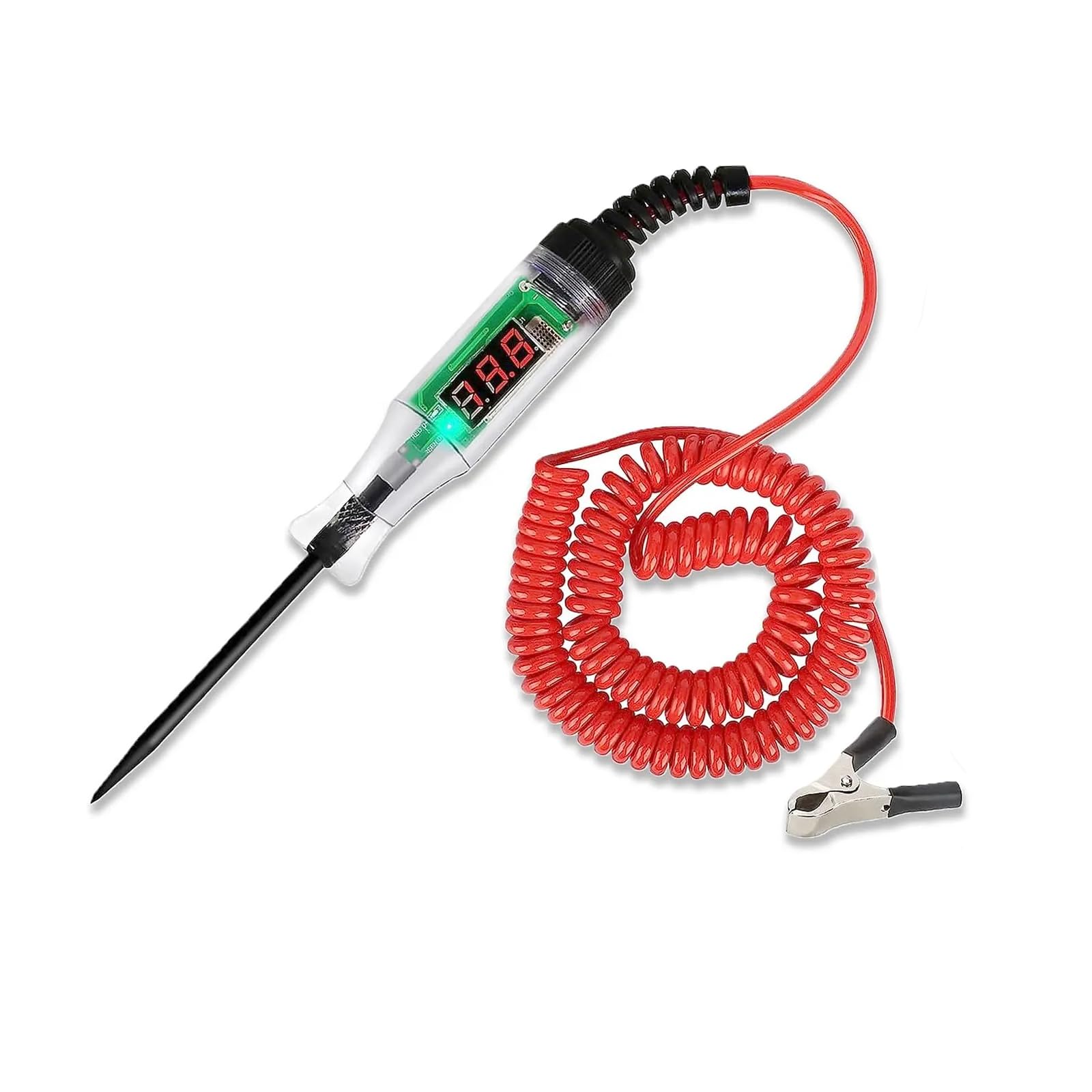 STHIRA Car Test Voltage Tester 3V/6V/12V/24V,AC Car Circuit Tester With Led Indicator Light Car For Fuse,Car Motor,Frenquency Voltage Testing,Car Battery,Car Respair Tool,Car Inspection Tool,Black-image-16