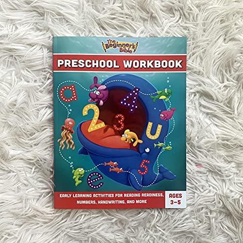 Image of The Beginner's Bible Preschool Workbook: Early Learning Activities for Reading Readiness, Numbers, Handwriting, and More