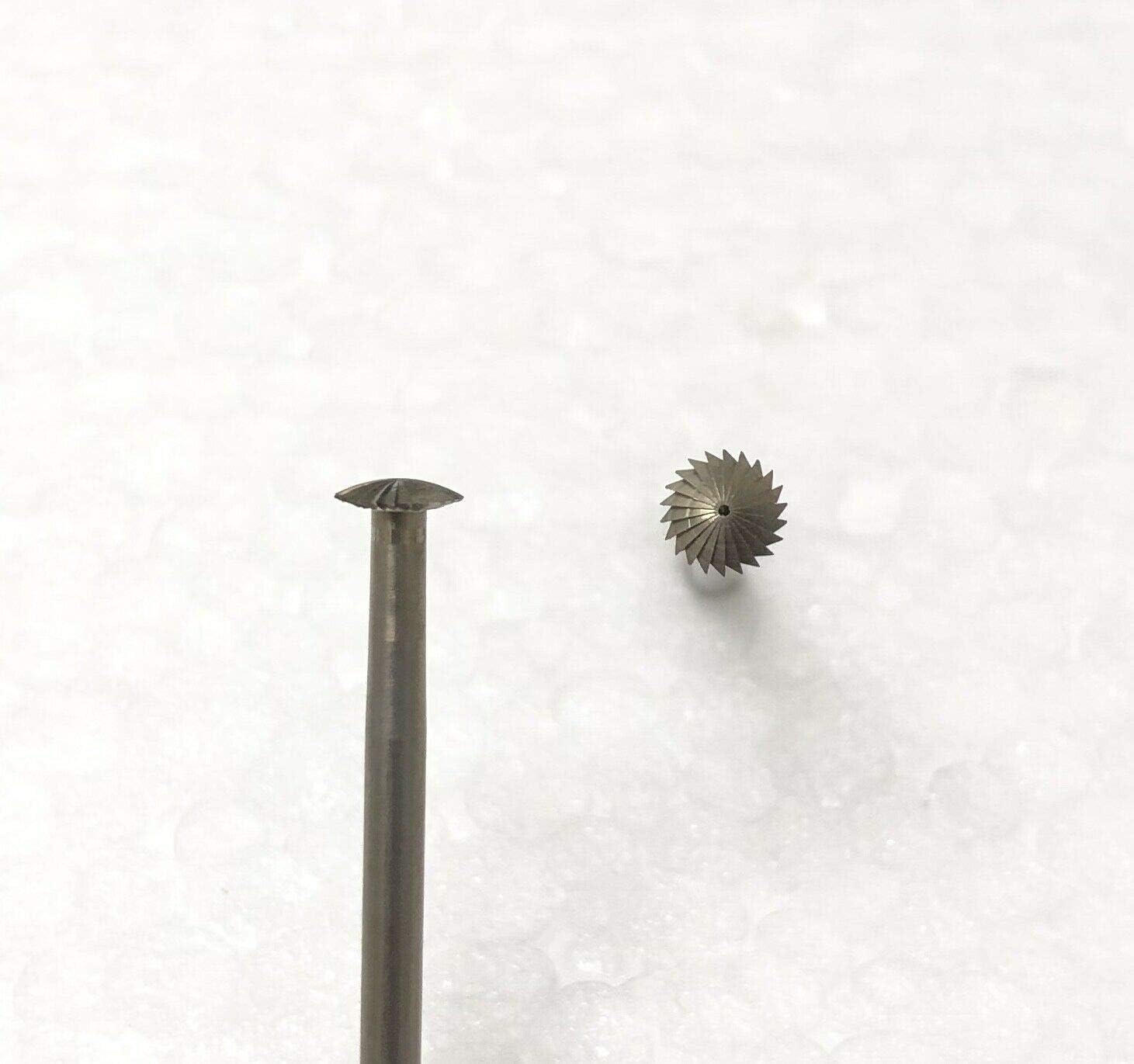 Knife Edge Cut Lentil Burs Channel Setting Burr 3/32" Shank for Jewelry, Art, Hobby and Craft 3.3mm M@illefer 1PC Made in Switzerland