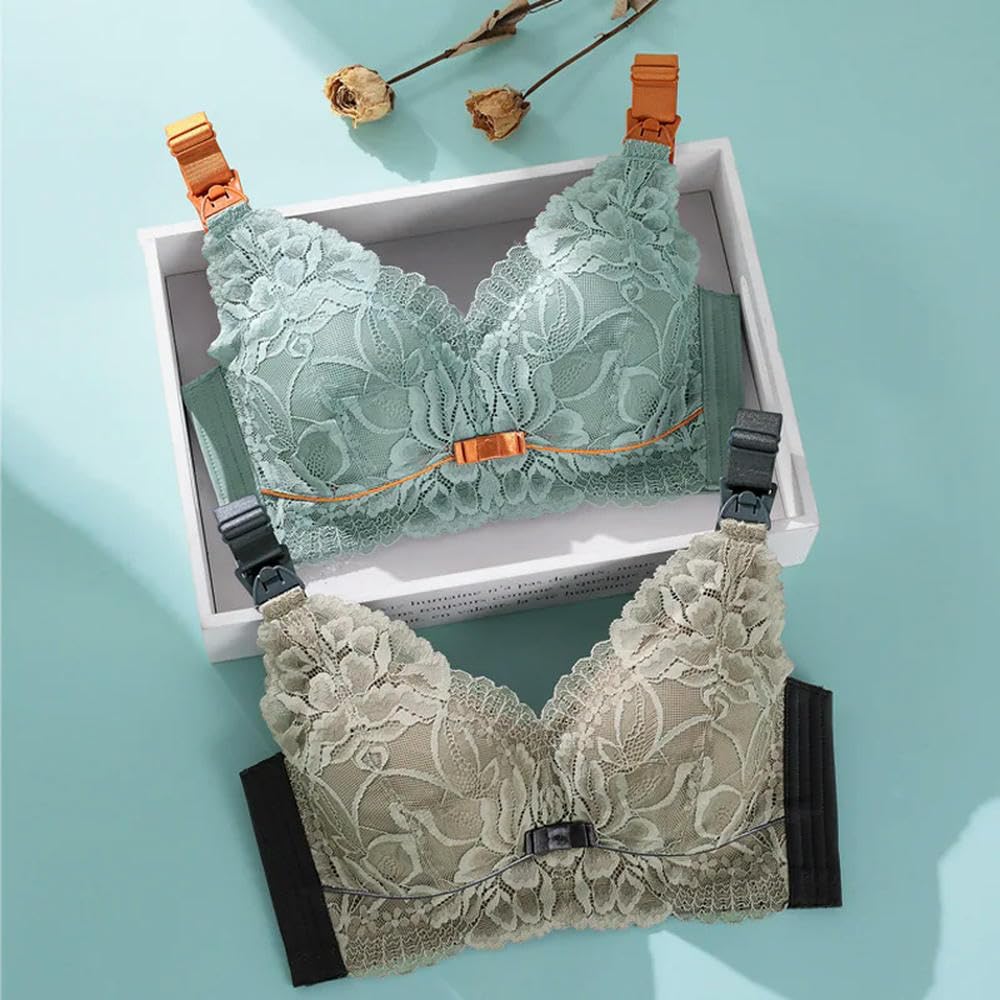 ZBDP - Brasier de lactancia recogido para evitar la flacidez posparto, ropa interior para mujeres embarazadas, brasier de lactancia materna