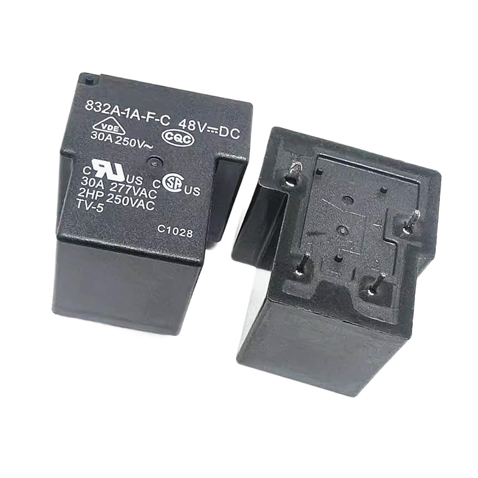 ICXLPMC 1pc 832HA1-1A-F-C 12VDC Power Relay 30A 250VAC 4 Pins