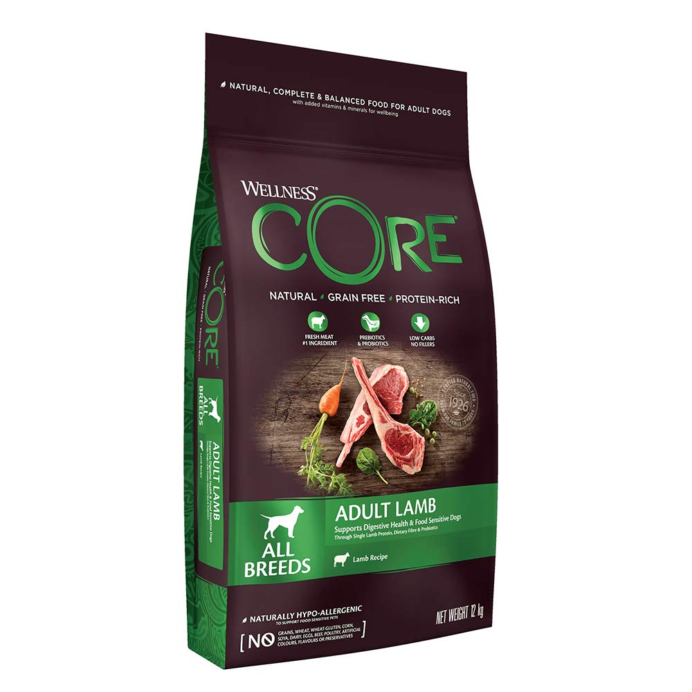 CORE Wellness Lamb Dog Food Dry Grain Free - Lamb, 12 kg