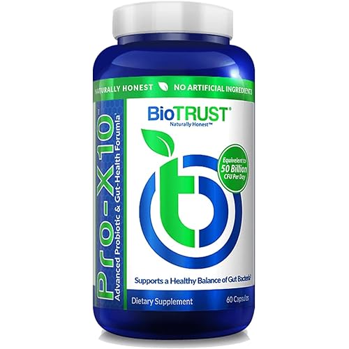 BioTrust Pro-X10 2.0 Probiotic Supplement for Immune System Support and GI Health, Formula with Prebiotics, Free from Gluten, Soy and Dairy, Non GMO Probiotic Digestion Support Supplement