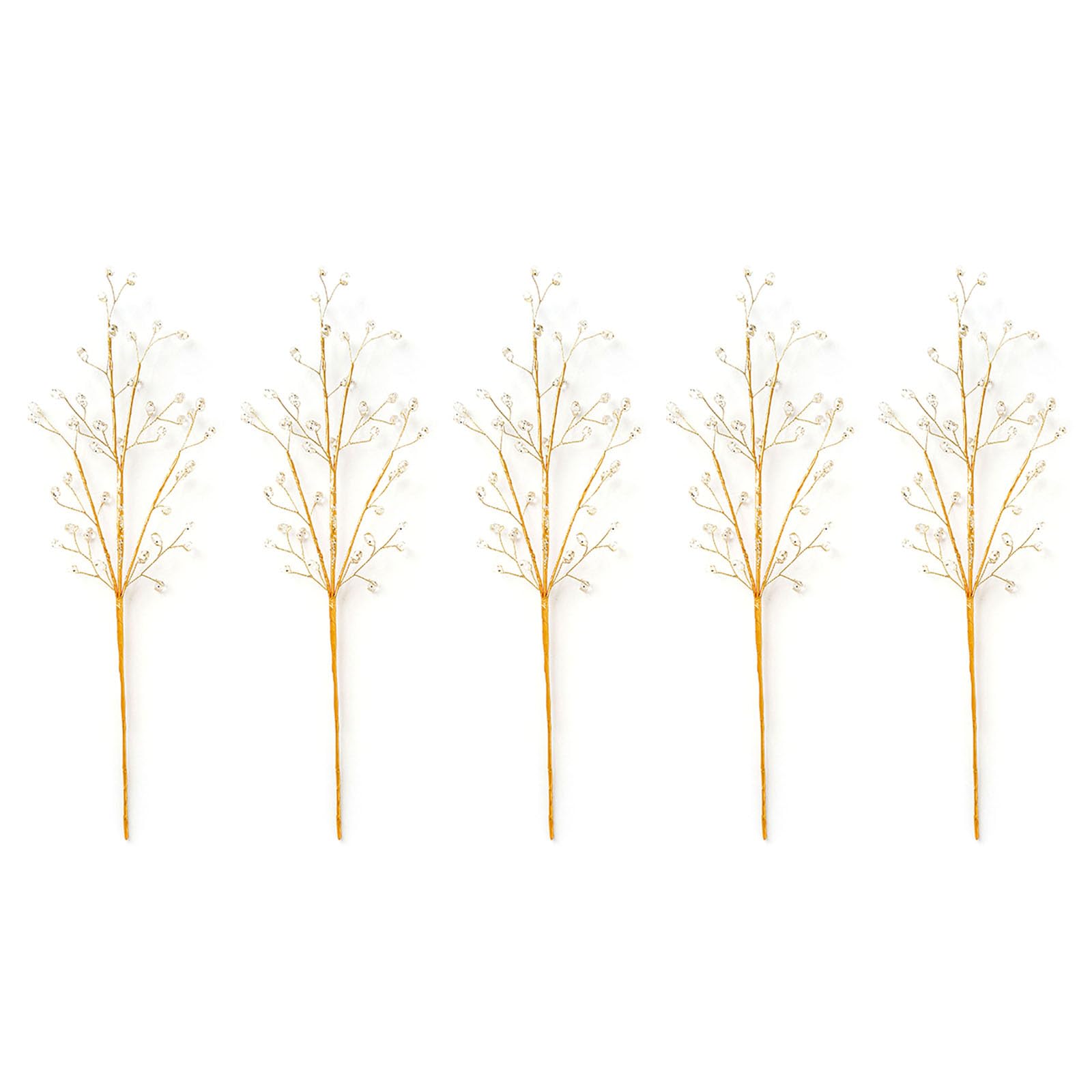 Elnwnnkc 5Pcs Elegant Stems Branches for Christmas Tree Decorative Small Stick Vase Decoration Holiday Event Embellishments Holiday Vase Fillers