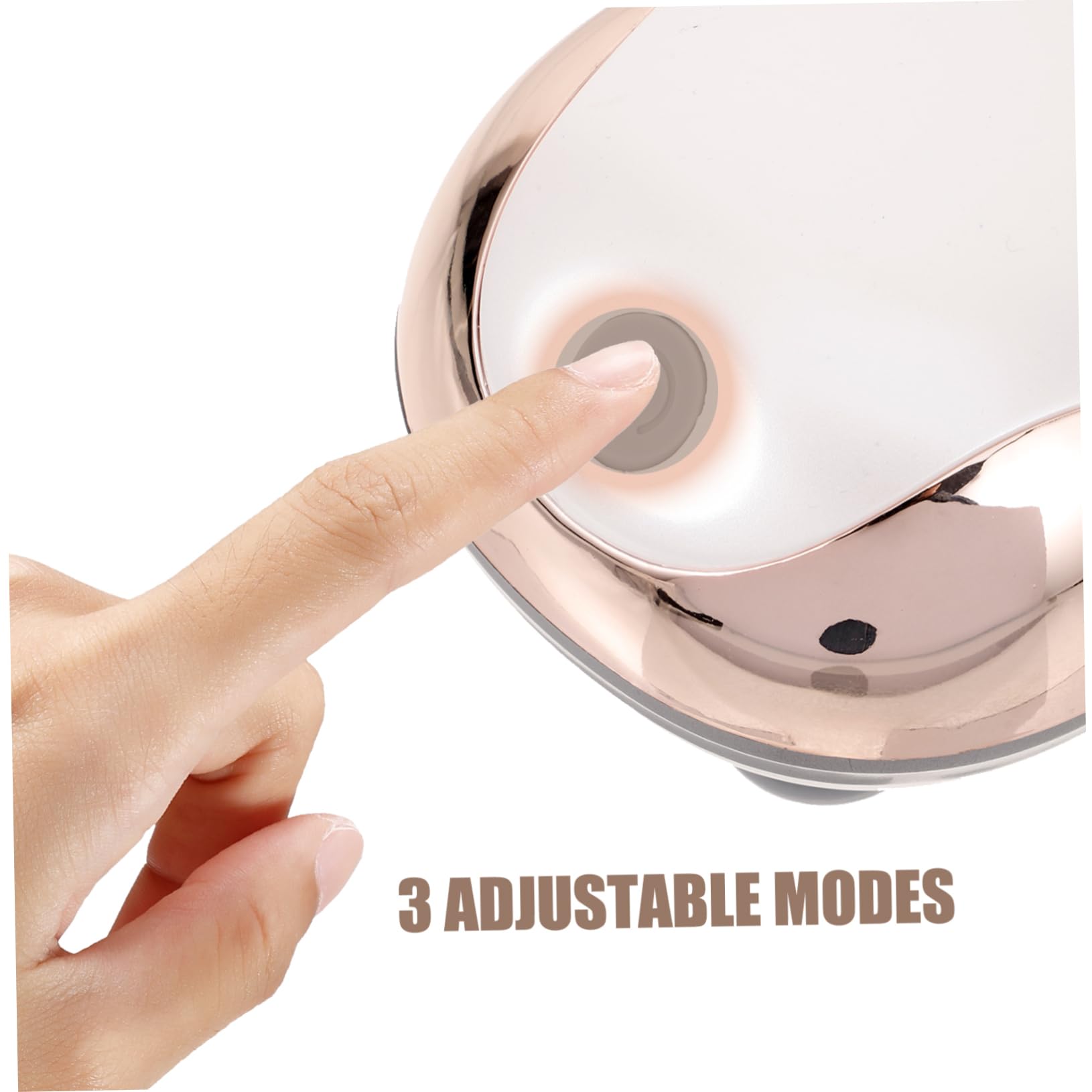 Hohopeti Masajeador Eléctrico Recargable para Cabelludo Mini Portátil Resistente al Agua Masaje Relajante para Cabeza y Cuello Ducha y Viaje