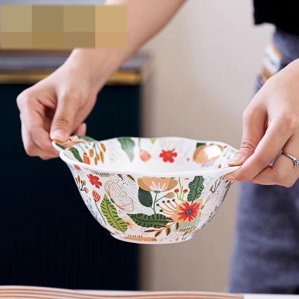 Miski na owoce domowe kolorowa chmura kwiat miska ceramiczna salon stolik kawowy miska na owoce restauracja podwójne ucho salaterka kosz na owoce i warzywa