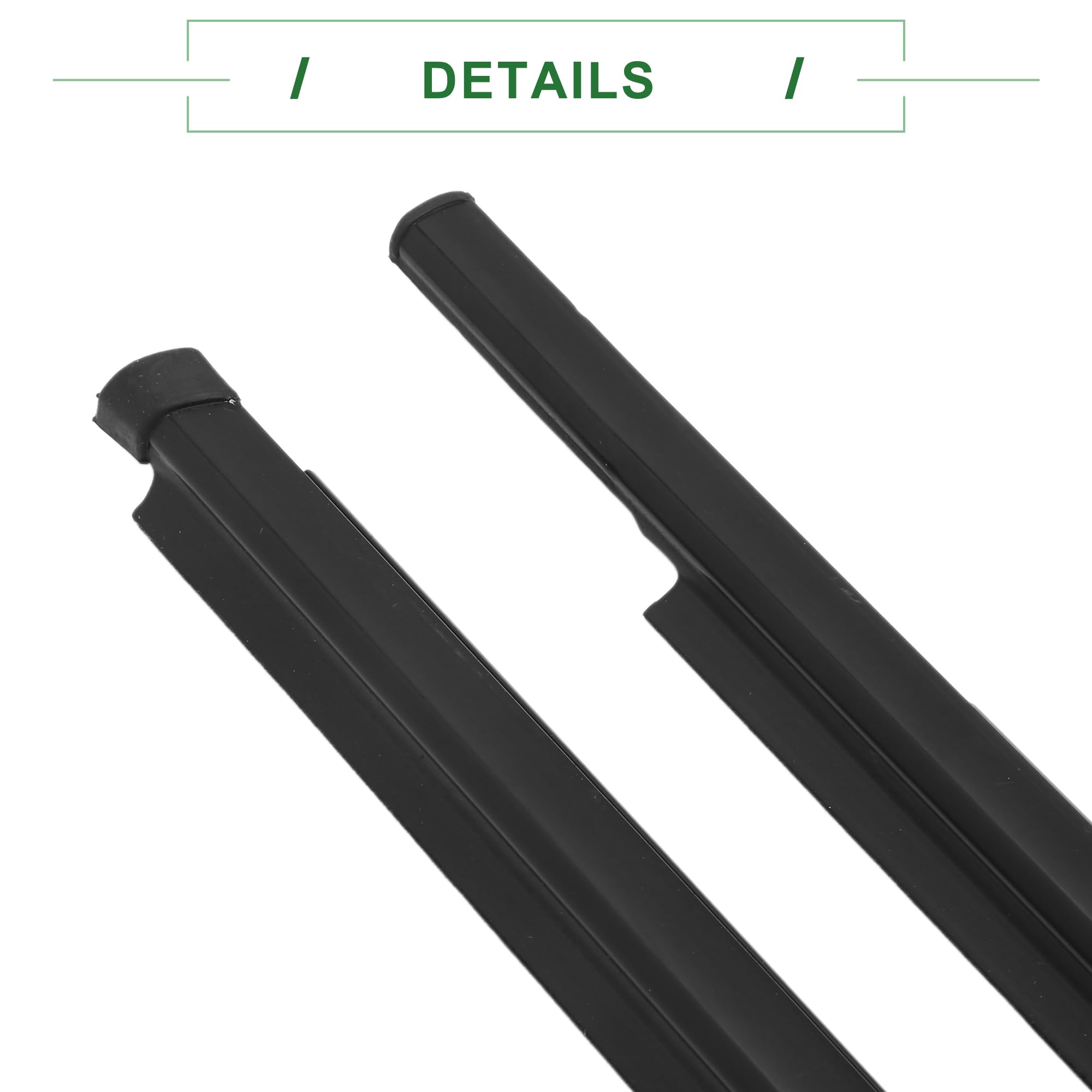 4pcs Weatherstrip Window Moulding Trim Seal Belt For 2007-16 Toyota Yaris Sedan