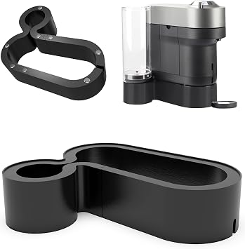 Riser Stand for Nespresso Vertuo Pop+, 3D Printed Coffee Machine Elevation Stand Compatible with Standard & Deluxe Models, Accommodates Cups Up to 7.48", Fits for YETI Rambler 20oz & Contigo Huron 16oz
