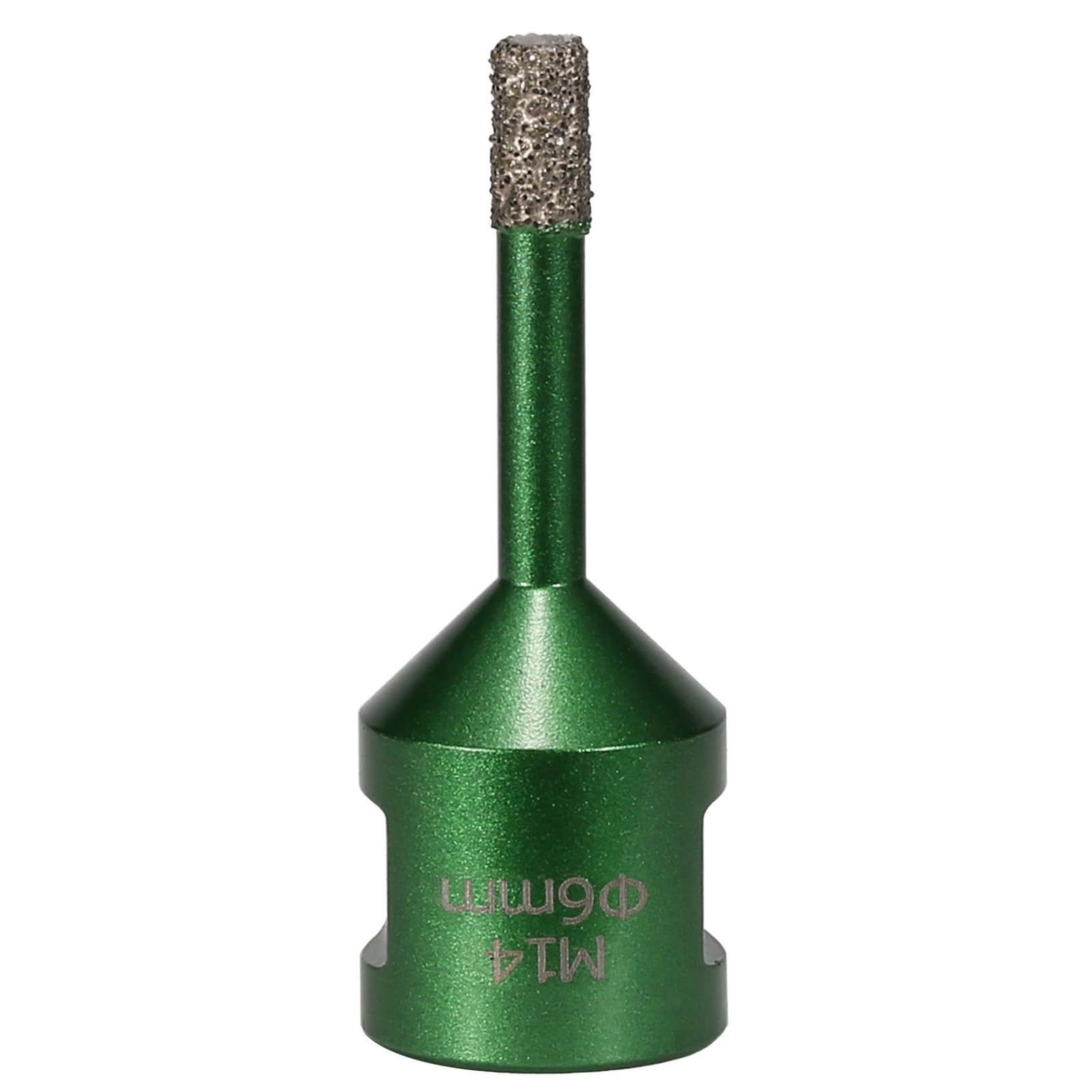 Fromceo 6Mm Diamantine Coated Rotary Hole Cutter Opener For Hard Materials Up To 50Mm With Enhancing Durability & M14 Thread Design Brazed Cores Drill For Tiles And Marble