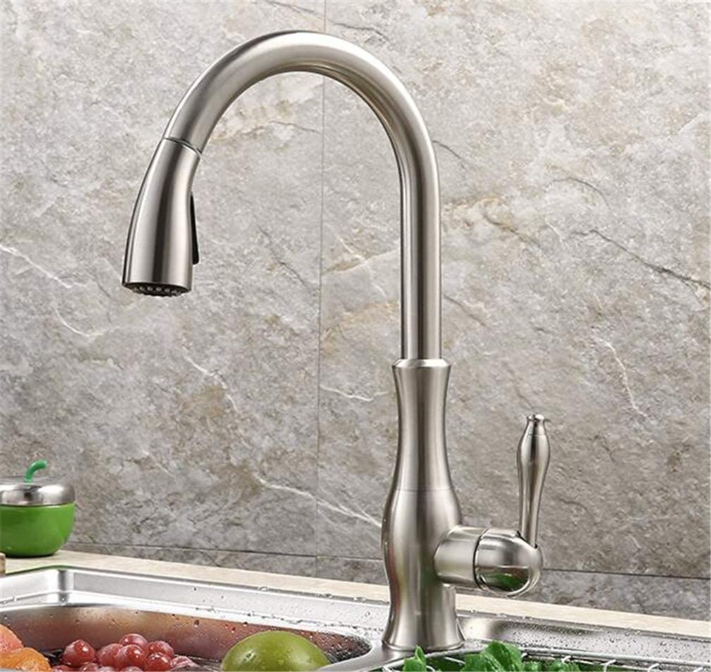 Mitigeur de cuisine extractible avec aérateur orientable pour évier un ou deux bacs