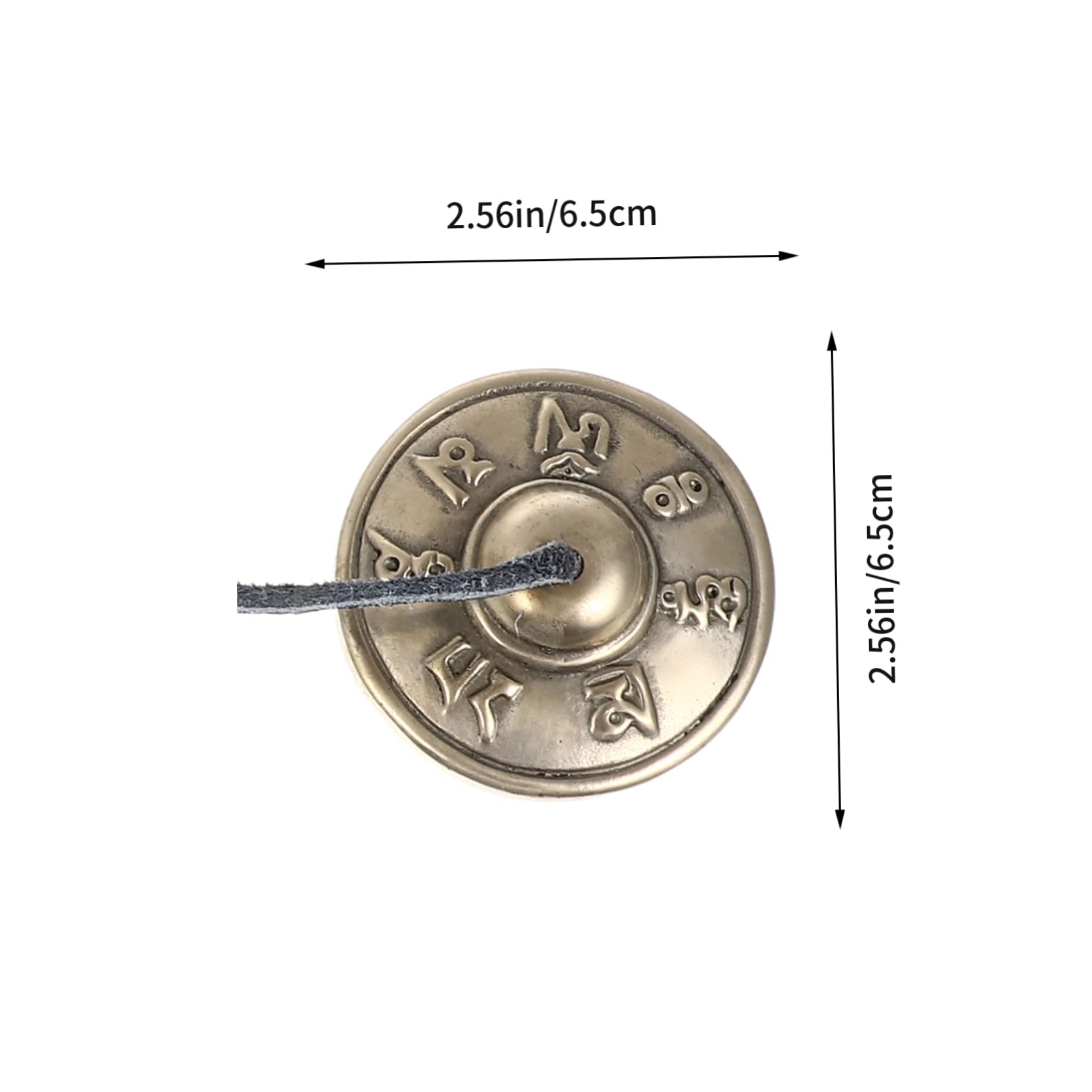 ULDIGI Copper Handmade Percussion Instrument Cymbal Bell for Meditation Yoga and Religious Rituals