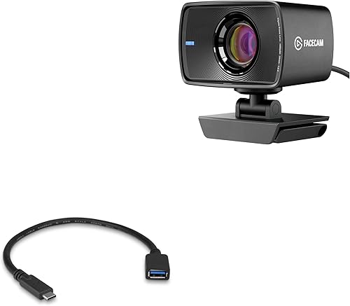 BoxWave Cable compatible con Elgato Facecam - Adaptador de expansión USB, añade hardware conectado USB a tu teléfono
