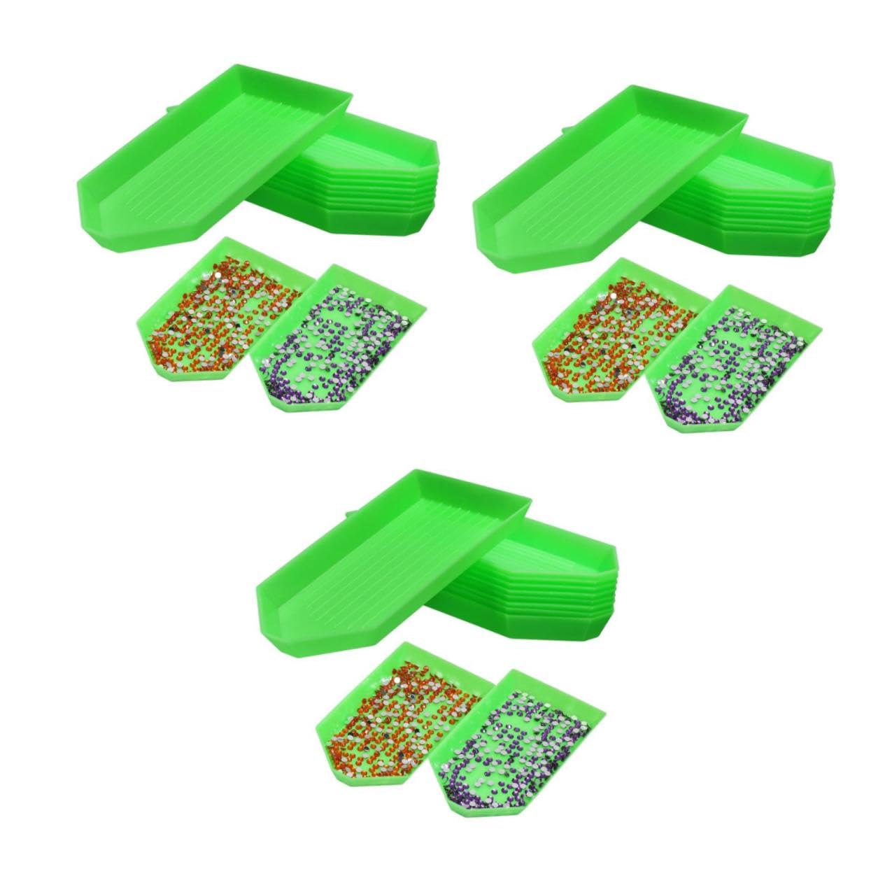 Plateau de diamant plastique et tri de perles point pour loisir créatif