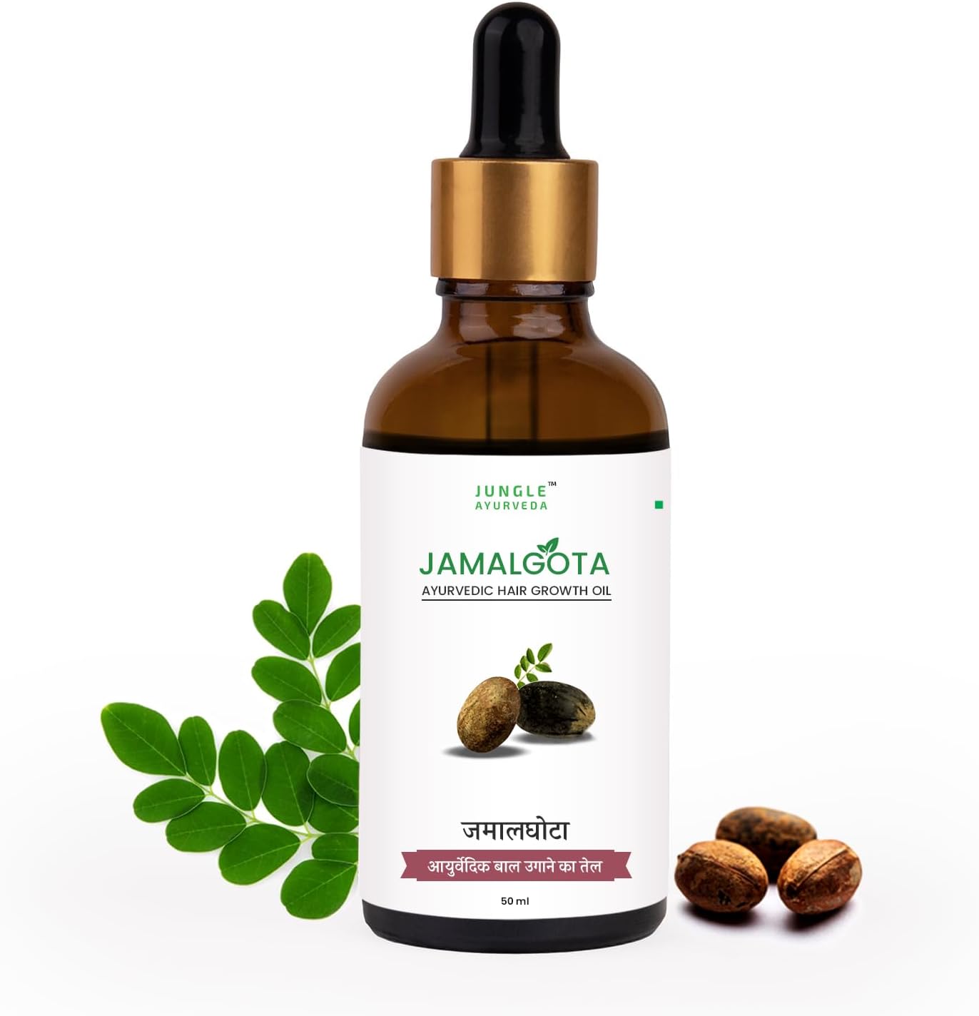Jamalghota Camphor Hair Growth Oil 50Ml | Hair Fall Control And Nourishment, Skin Care | Long & Thick Hair Organic | 100% Pure Natural
