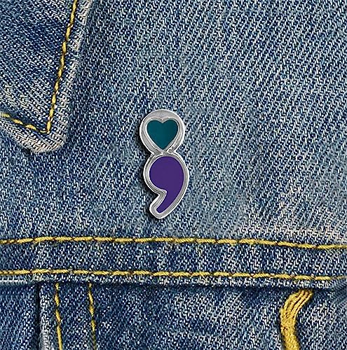 Image of Suicide Awareness and Prevention Pin - Bulk Packs - Variety Pack of Teal & Purple Ribbon Pin Perfect for Support Groups, Gift-Giving and Fundraising