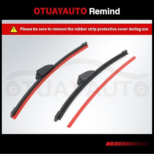 Miniatura 8 de OTUAYAUTO - Limpiaparabrisas trasero, 2 piezas de limpiaparabrisas trasero de coche