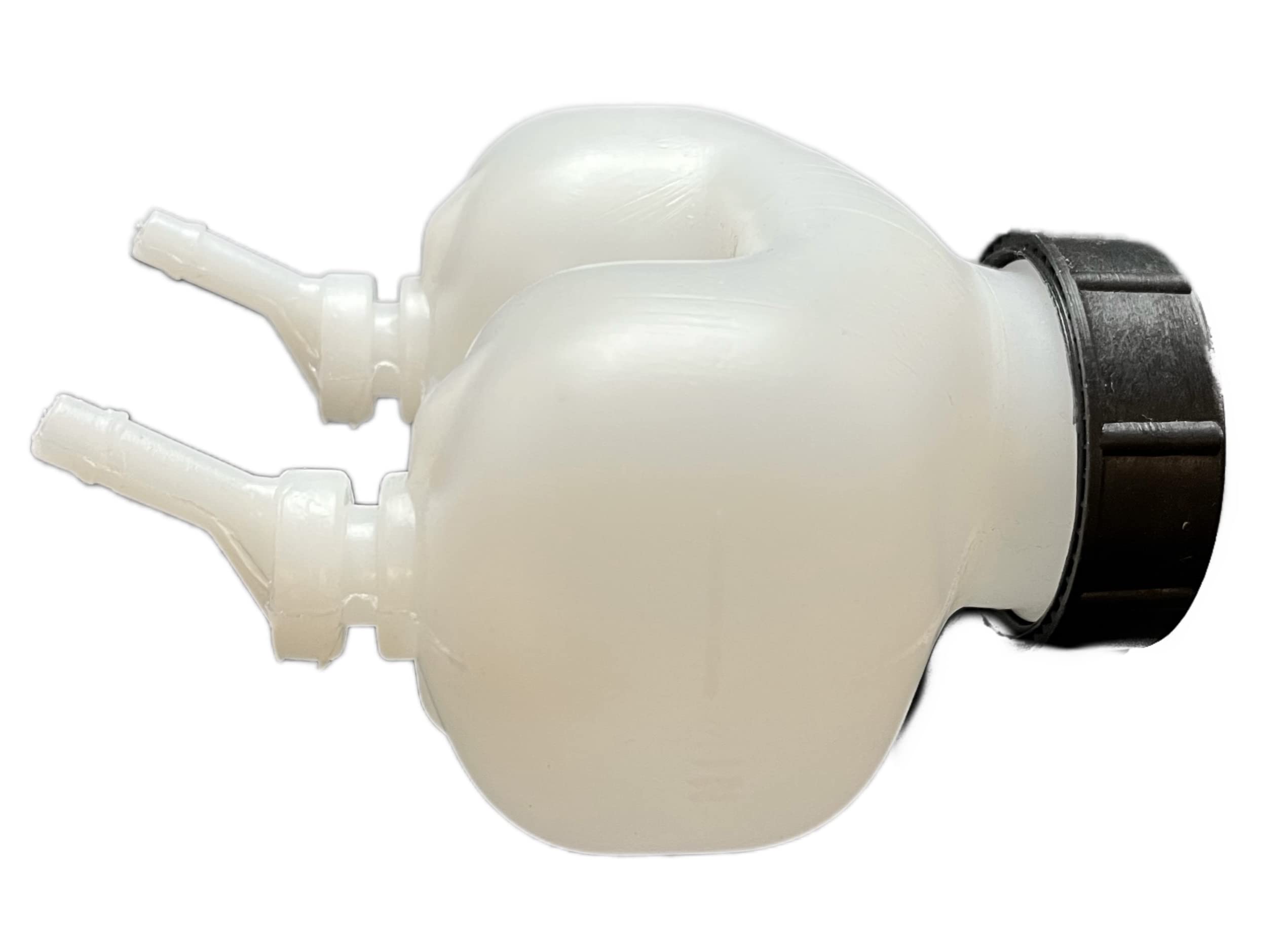 Star 4003 - Vaschetta Serbatoio Olio Freni completa di TAPPO compatibile con FIAT 124 127 128 // Rif. Originale: 4234666 *** VERS. CON USCITA TUBI INCLINATI ***