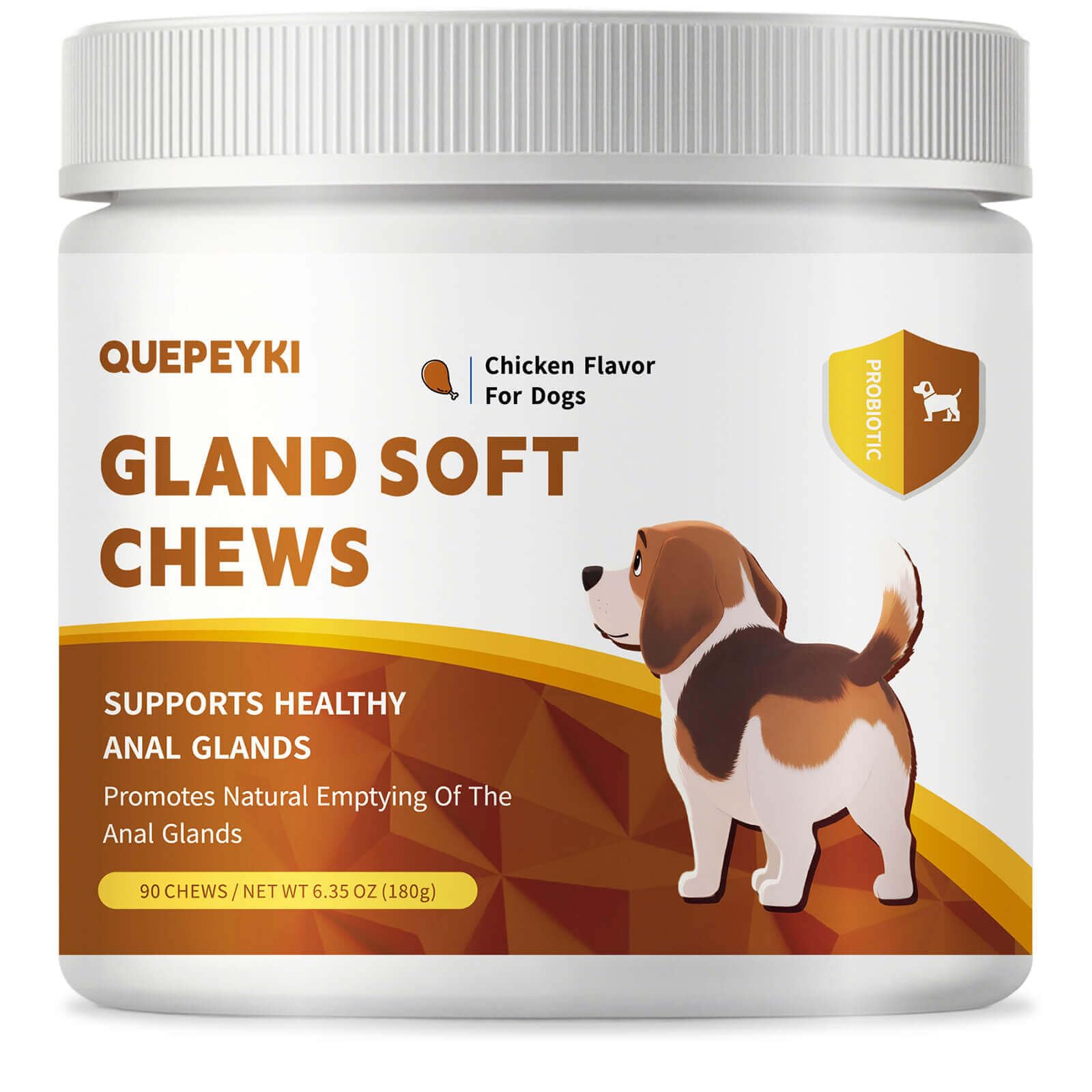 Anal Gland Support Soft Chews for Dogs, 90 Count – Pumpkin Seed Fiber, Psyllium & Dandelion Root with Probiotics (800M CFU) – Supports Firm Stools & Digestive Balance – Chicken & Liver - image 2