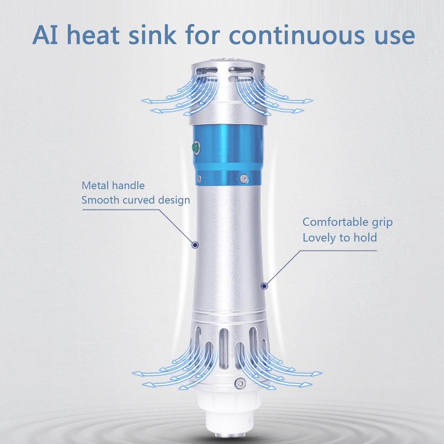 Dispositivo portatile di terapia di Shockwave, macchina di ESWT con 10 teste, 1-16Hz & 50-250mJ per tendinite, sollievo di fascite plantare