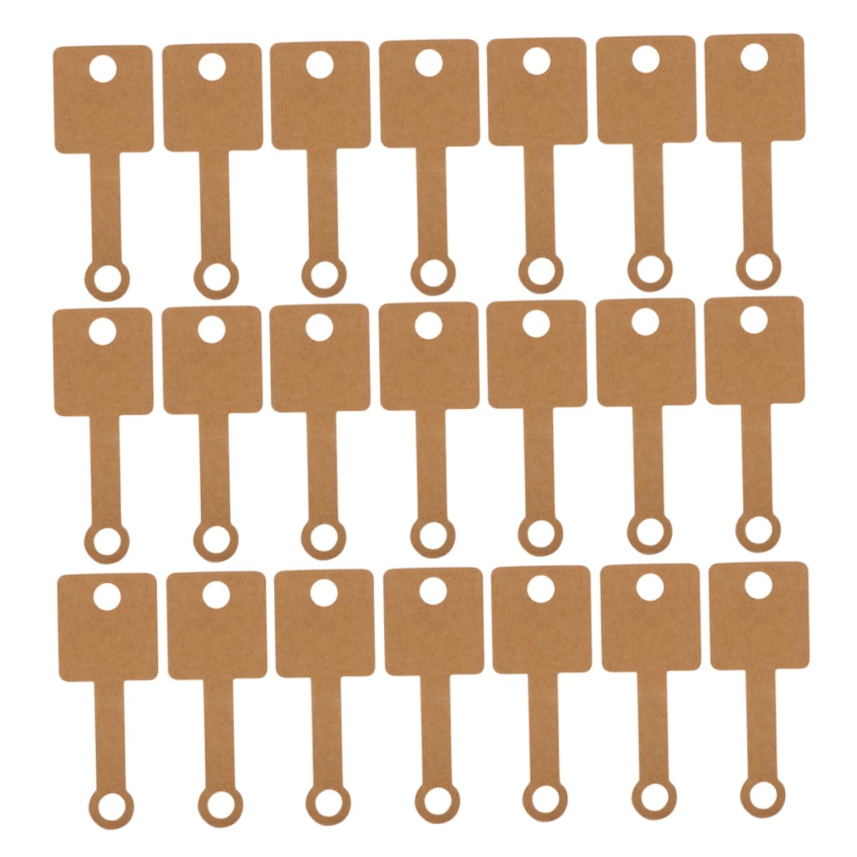 OSALADI Stylish Jewelry Bracelet Cards 100pcs Earring Holder Cards Self-Adhesive for Organized Storage