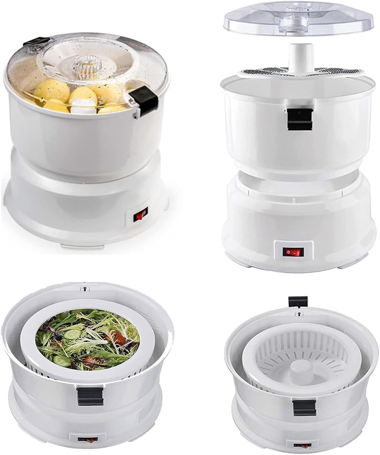 Pelador eléctrico de patatas 2 en 1, máquina peladora automática de verduras para cocina y uso comercial, 85 W
