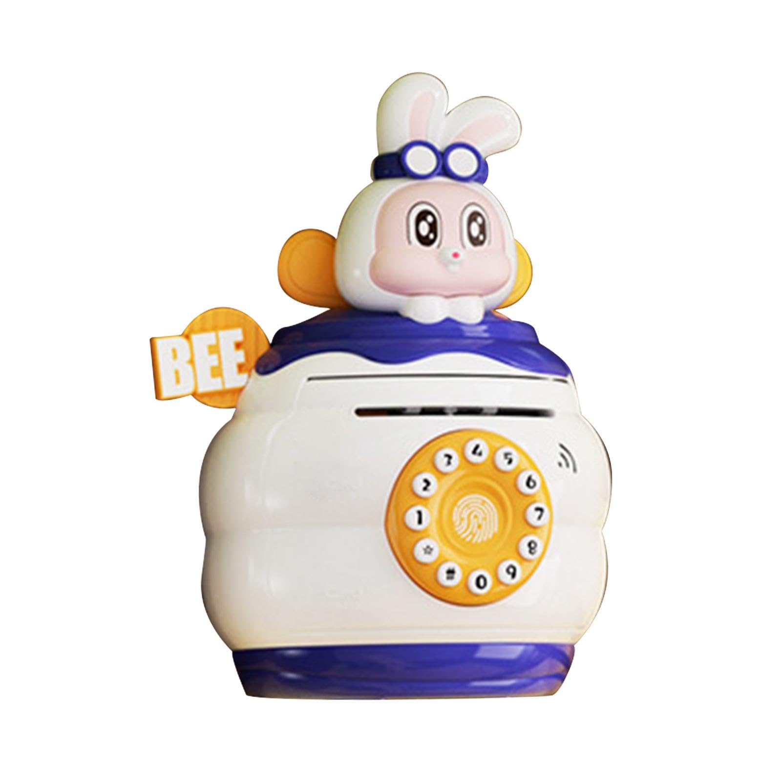 Amazon.co.jp: パスワード付き貯金箱、子供用貯金箱,貯金箱子供にとって安全な漫画のお金 - ポータブル軽量貯金箱 、節約習慣を身につけるためのかわいい貯金箱 : おもちゃ