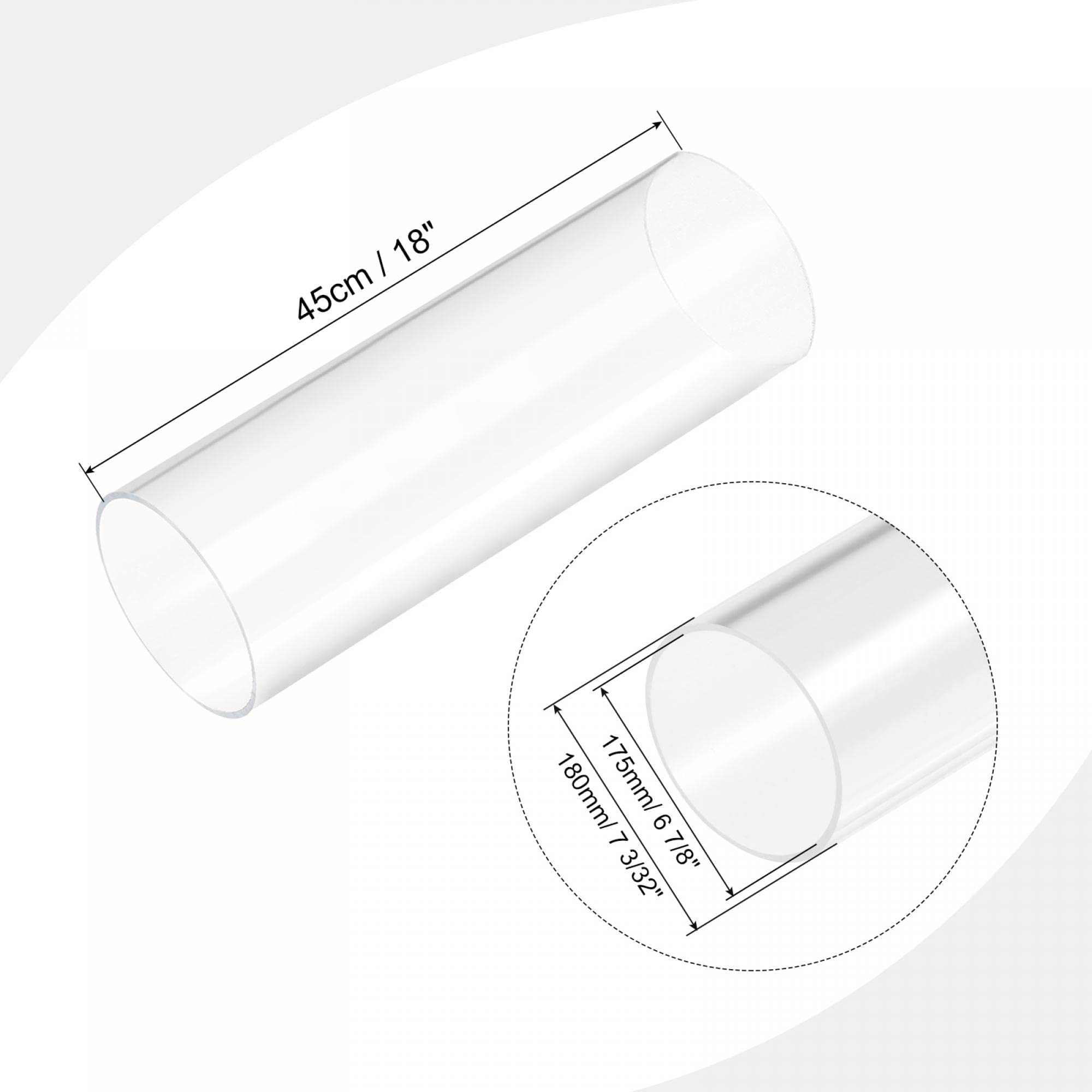 QUARKZMAN PVC Transparentrohr – ID 8mm X OD 18mm, Produktbild-Vorschau 2